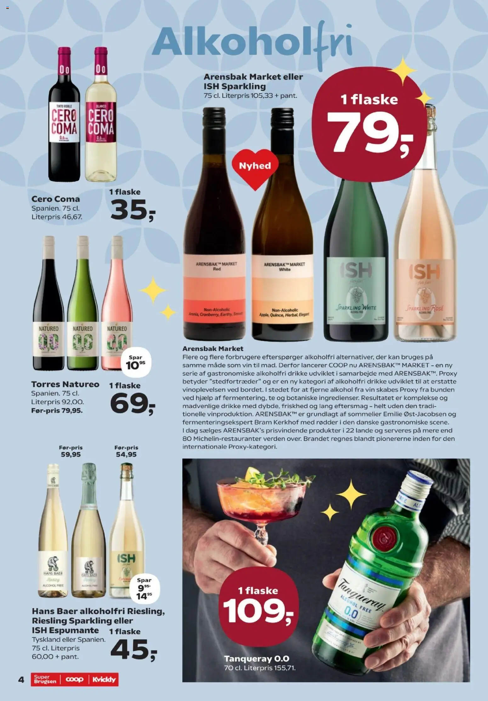 Super Brugsen tilbudsavis – gyldig fra 30/10/2026 | Side: 4 | Produkter: Vin, Te, Søm