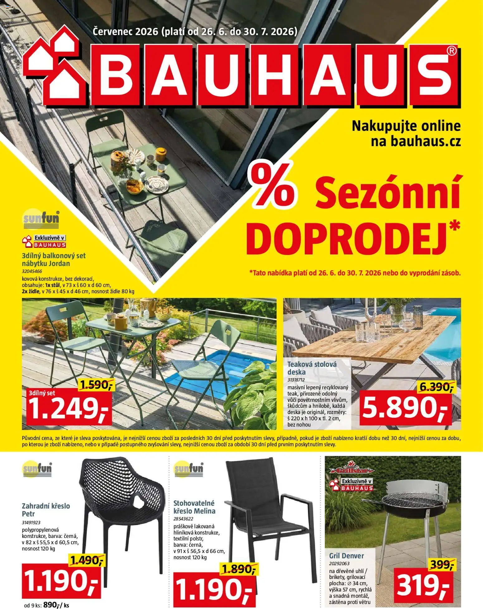 Bauhaus leták od 26.06.2026 | Strana: 1