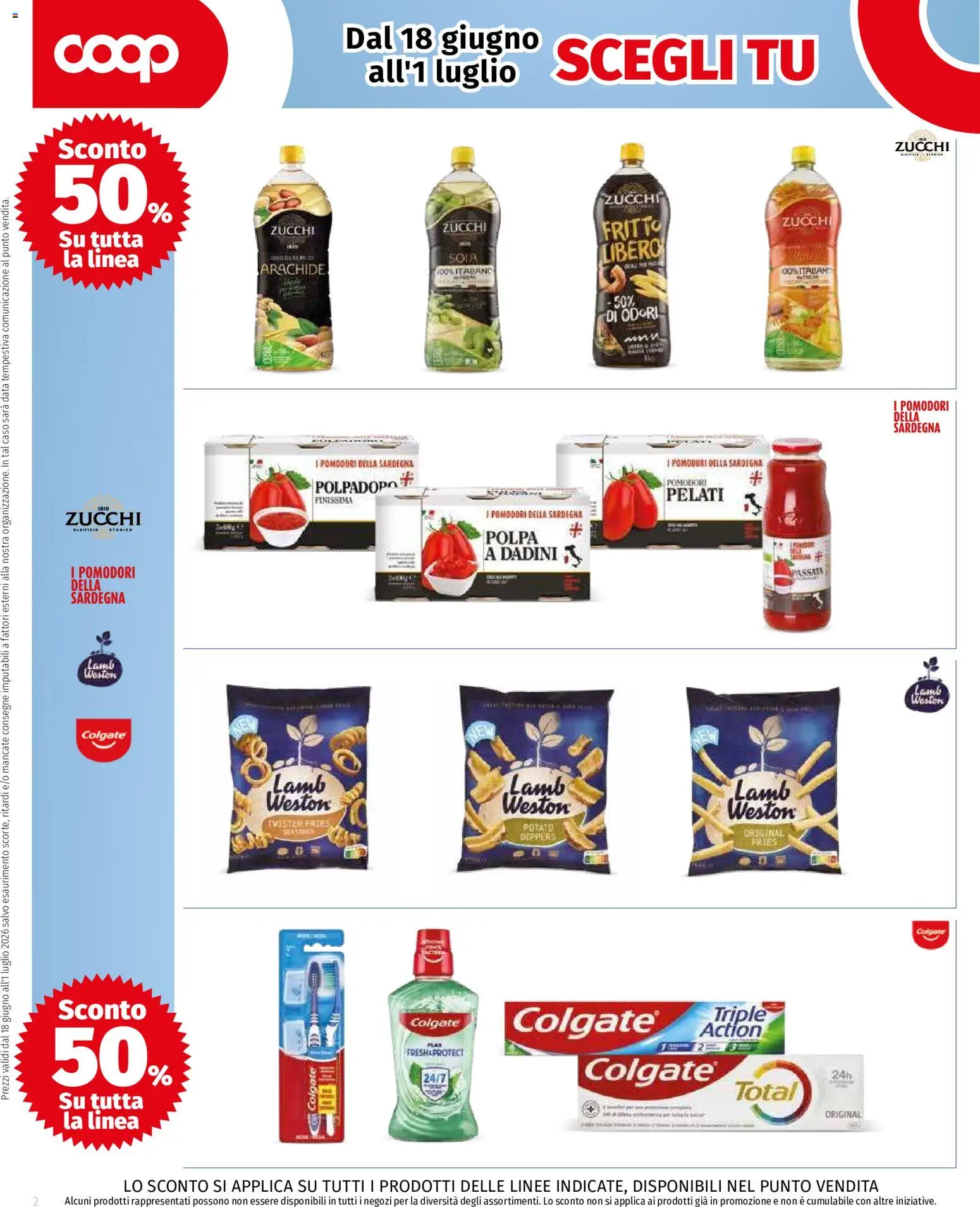 Volantino COOP del 18.06.2026 | Pagina: 2 | Prodotti: Pomodori, Data