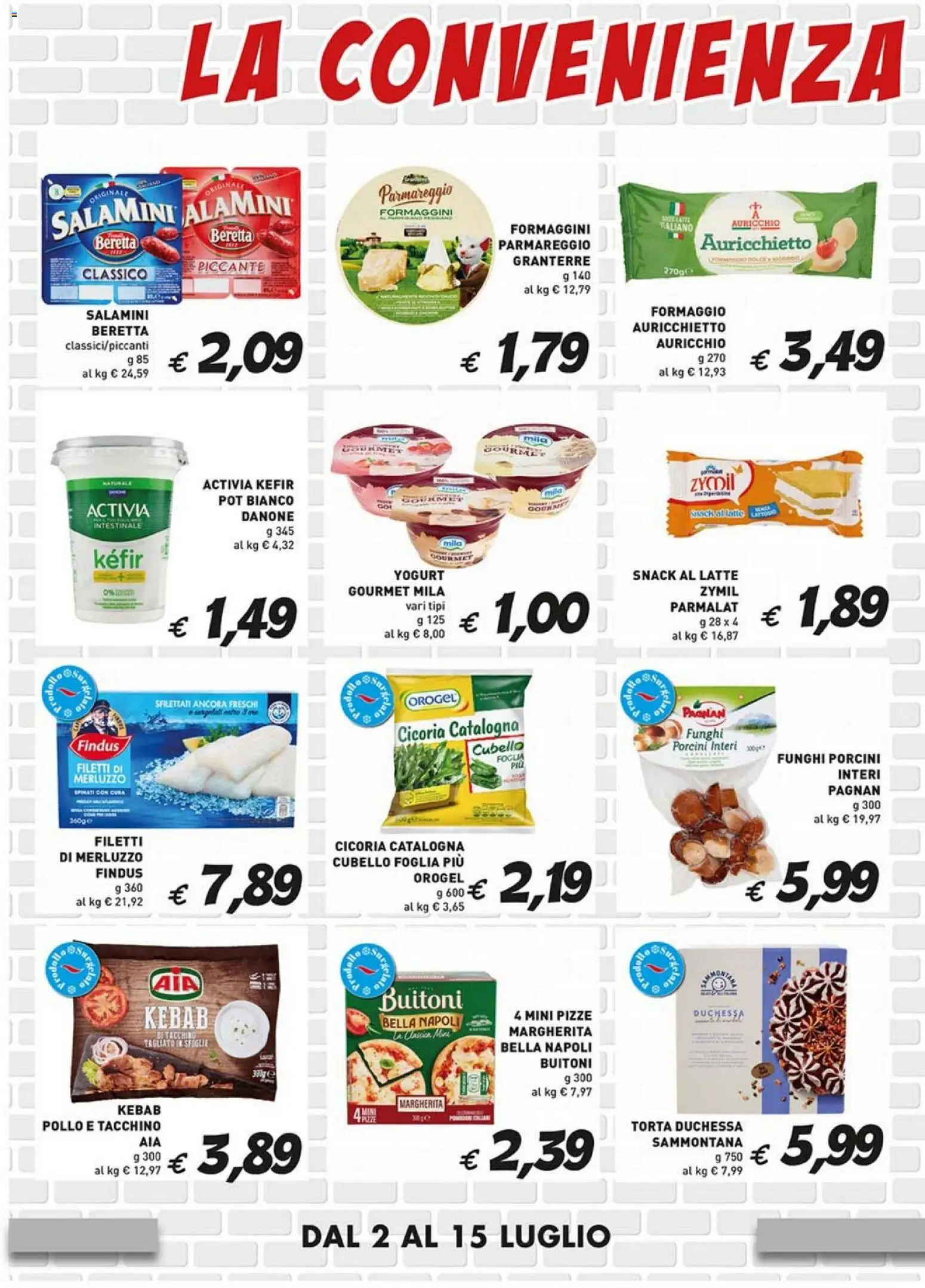 Volantino Coal del 02/07/2026 | Pagina: 2 | Prodotti: Pollo, Merluzzo, Tacchino, Latte