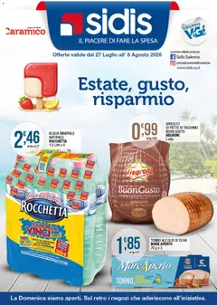 Anteprima del volantino Sidis volantino valido a partire dal 27/07/2026 | Pagina: 1
