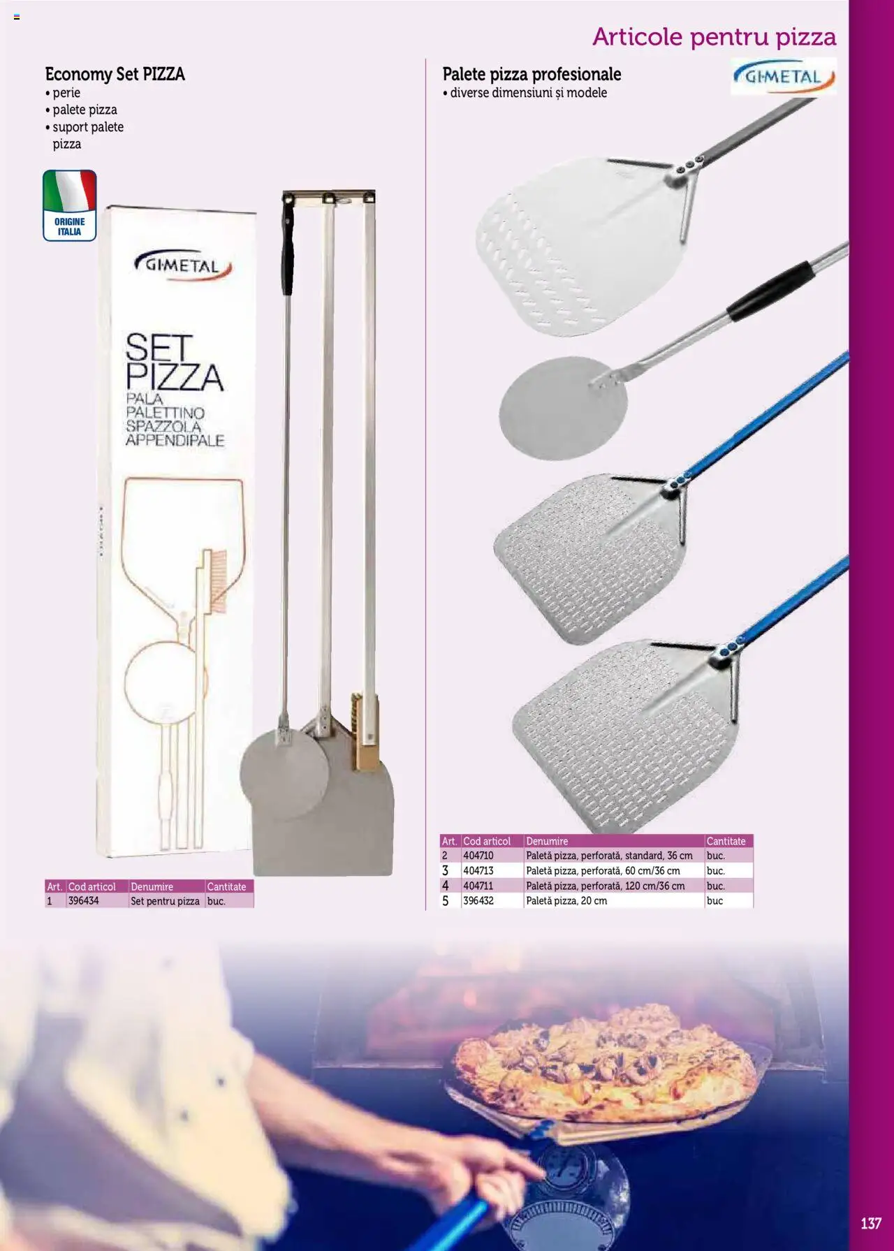 Noul catalog Metro – valabil de la 17.09.2025 | Pagină: 137 | Produse: Perie, Pizza, Suport