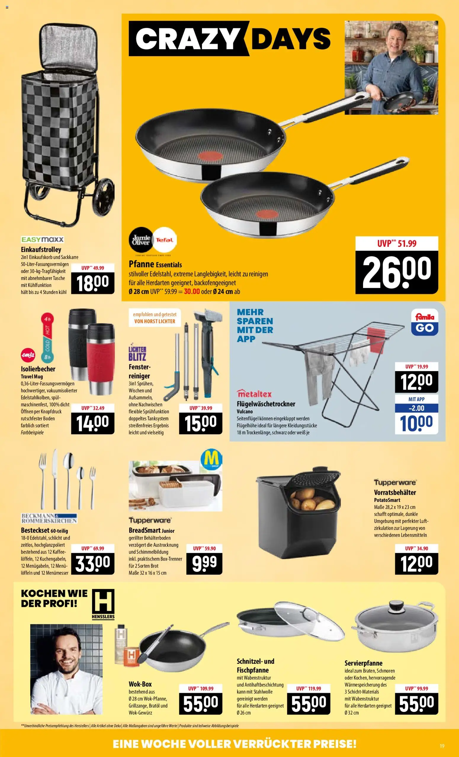 Famila Prospekt – gültig ab 31.08.2026 | Seite: 19 | Produkte: Tasche, Kaffee, Schnitzel, Brot