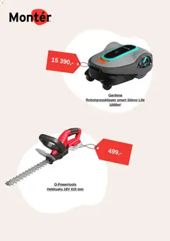 Forhåndsvisning av Montér kundeavis gyldig fra 21/07/2026 | Side: 4 | Produkter: Robotgressklipper