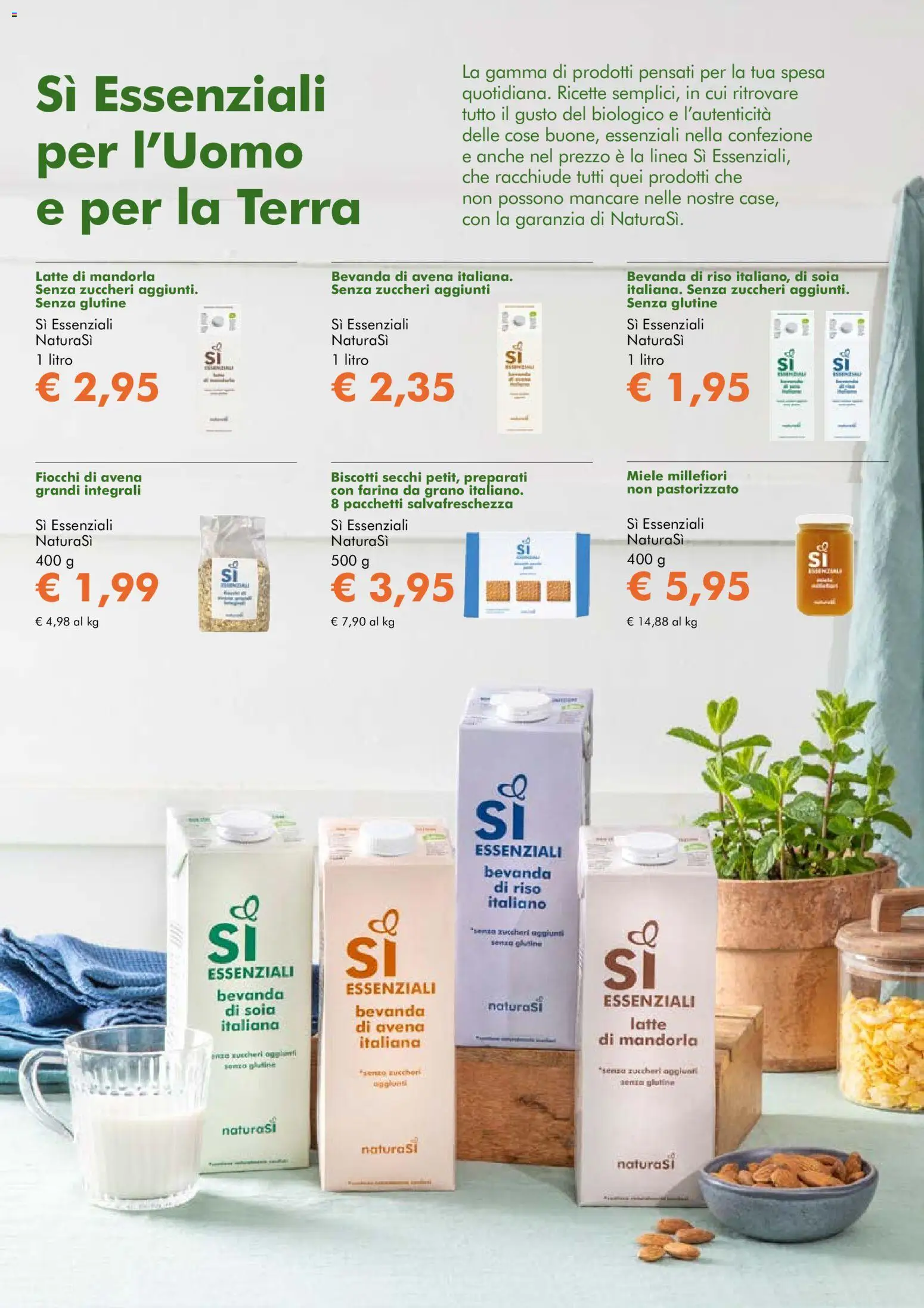 Volantino Natura Sì del 04.03.2026 | Pagina: 5 | Prodotti: Riso, Bevanda di avena, Fiocchi, Farina