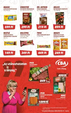 CBA akciós újság - amely érvényes a következő dátumtól: 14.05.2026 | Oldal: 4 | Termékek: Virsli, Fűszerpác, Karaj, Só