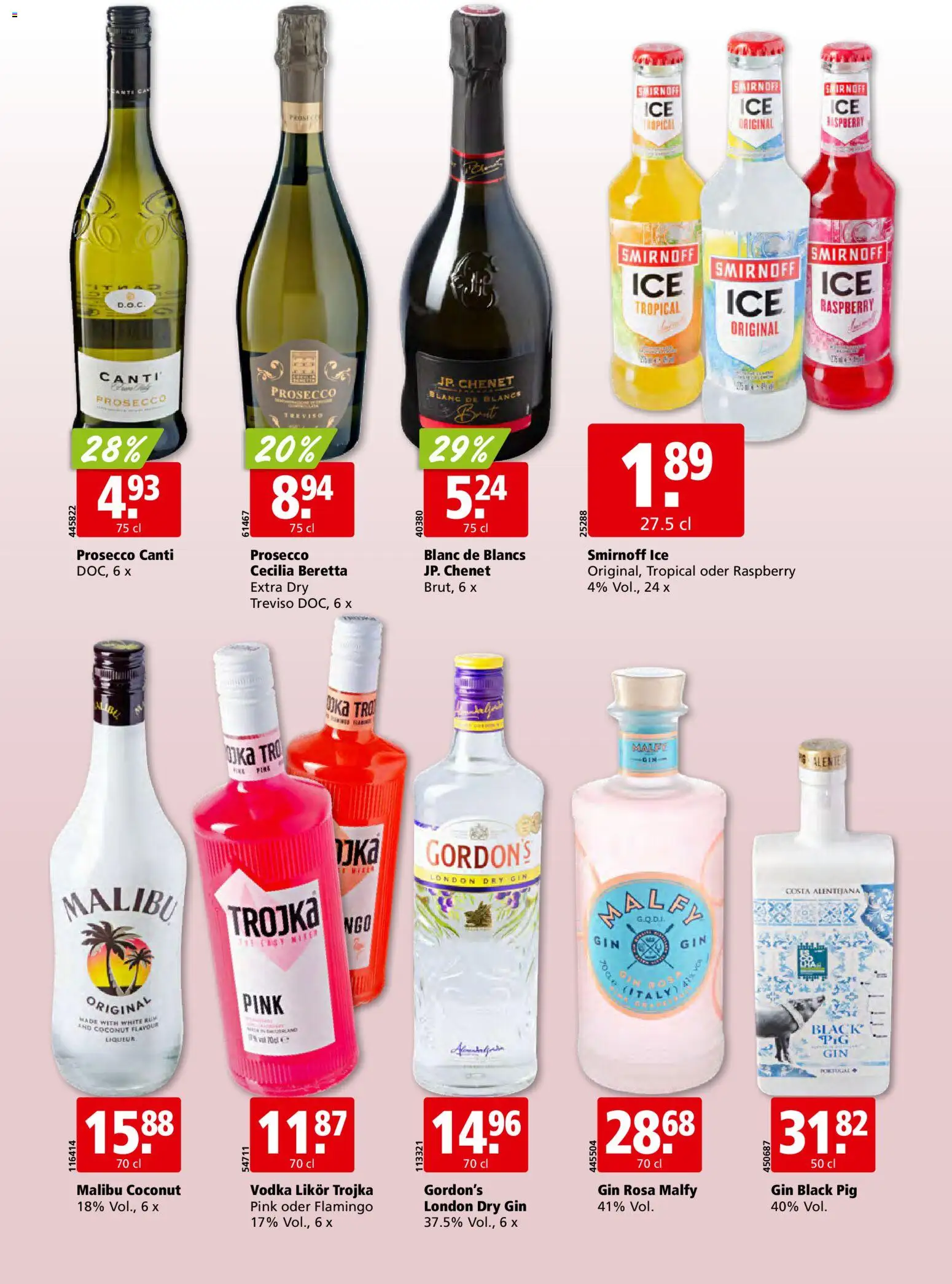 Aligro aktionen Chavannes, Matran, Genf, Sitten – gültig ab 12.10.2026 | Seite: 26 | Produkte: Malfy Gin, Likör, Prosecco, Gin