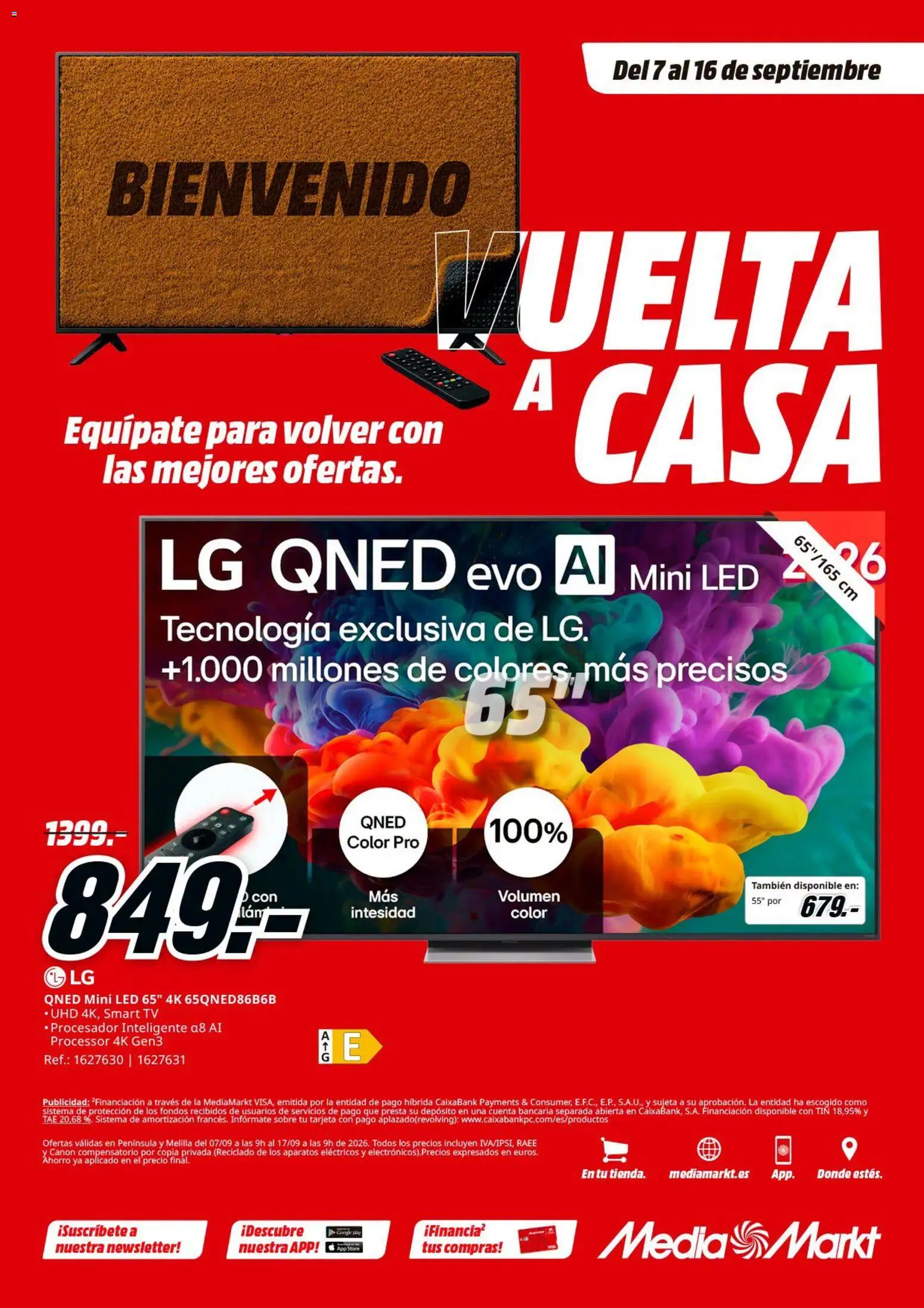Media Markt folleto │ válido desde el 07/09/2026 | Página: 38