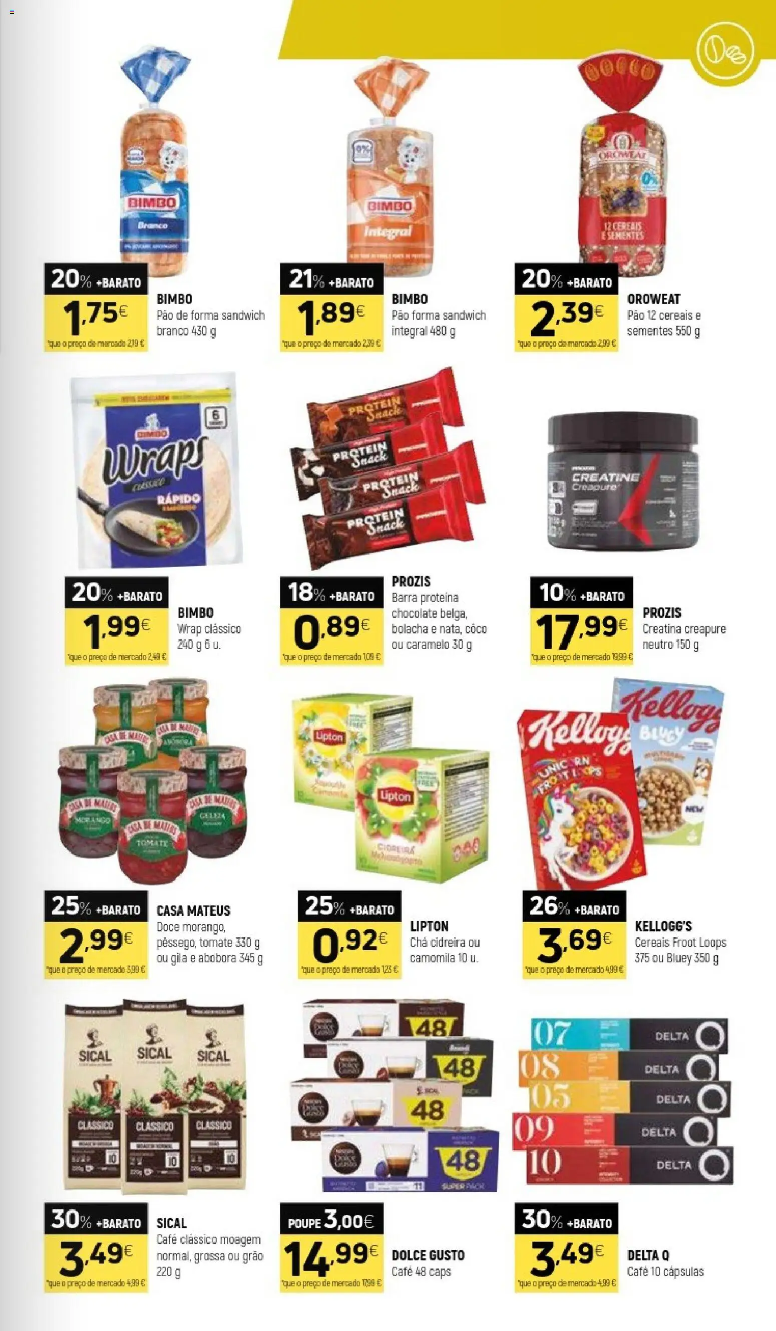 Coviran folheto │ válido de 06/10/2026 | Página: 9 | Produtos: Pão, Chá, Cereais, Proteina