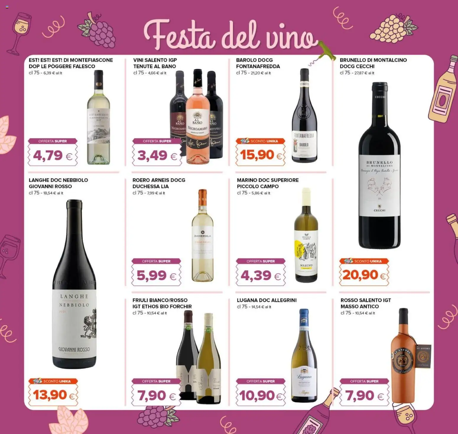 Volantino Oasi del 22/10/2026 | Pagina: 4 | Prodotti: Vino