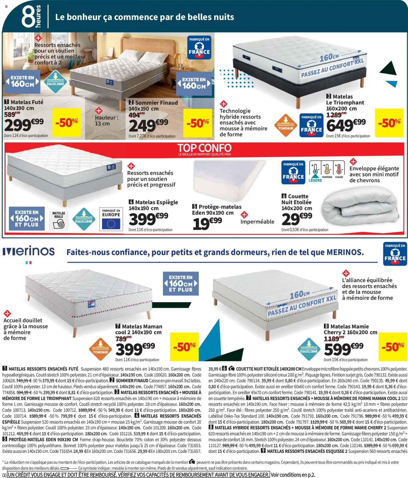 {H1} | Page: 26 | Produits: Meuble, Mousse, Matelas, Oreiller