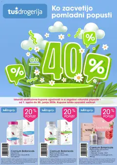 Tuš drogerija katalog akcije – veljaven od 01.04.2026