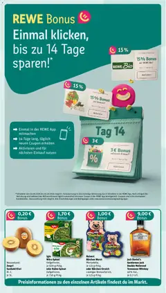 Rewe DE - Folder - Voorbeeld van een folder van Rewe DE, geldig van 28-09-2026 | Pagina: 3 | Producten: Kiwi, Jack Daniel’s