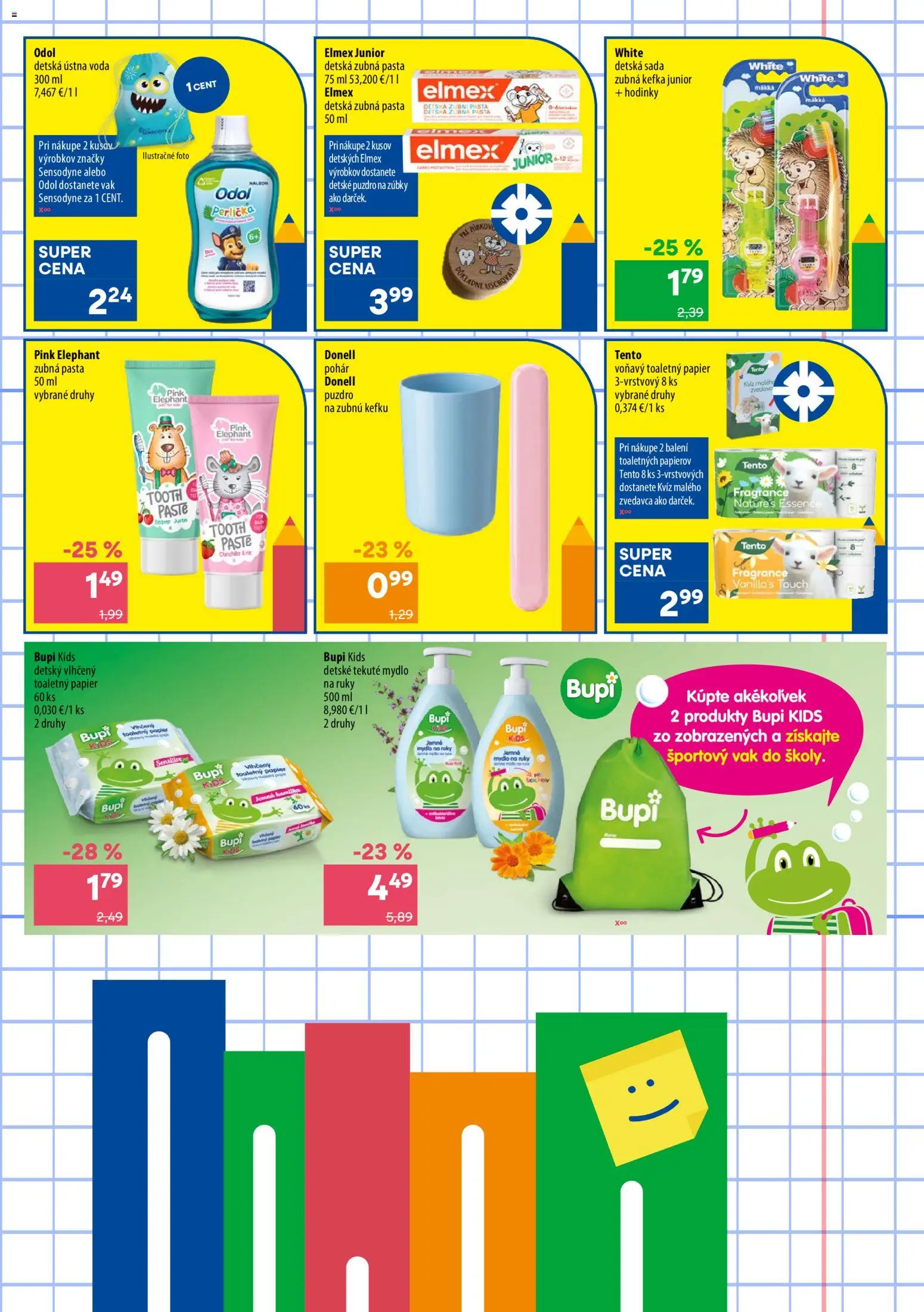 Nové 101 drogerie akcie – leták je platný od 19.08.2026 | Strana: 3 | Produkty: Zubná kefka, Hodinky, Ústna voda, Puzdro