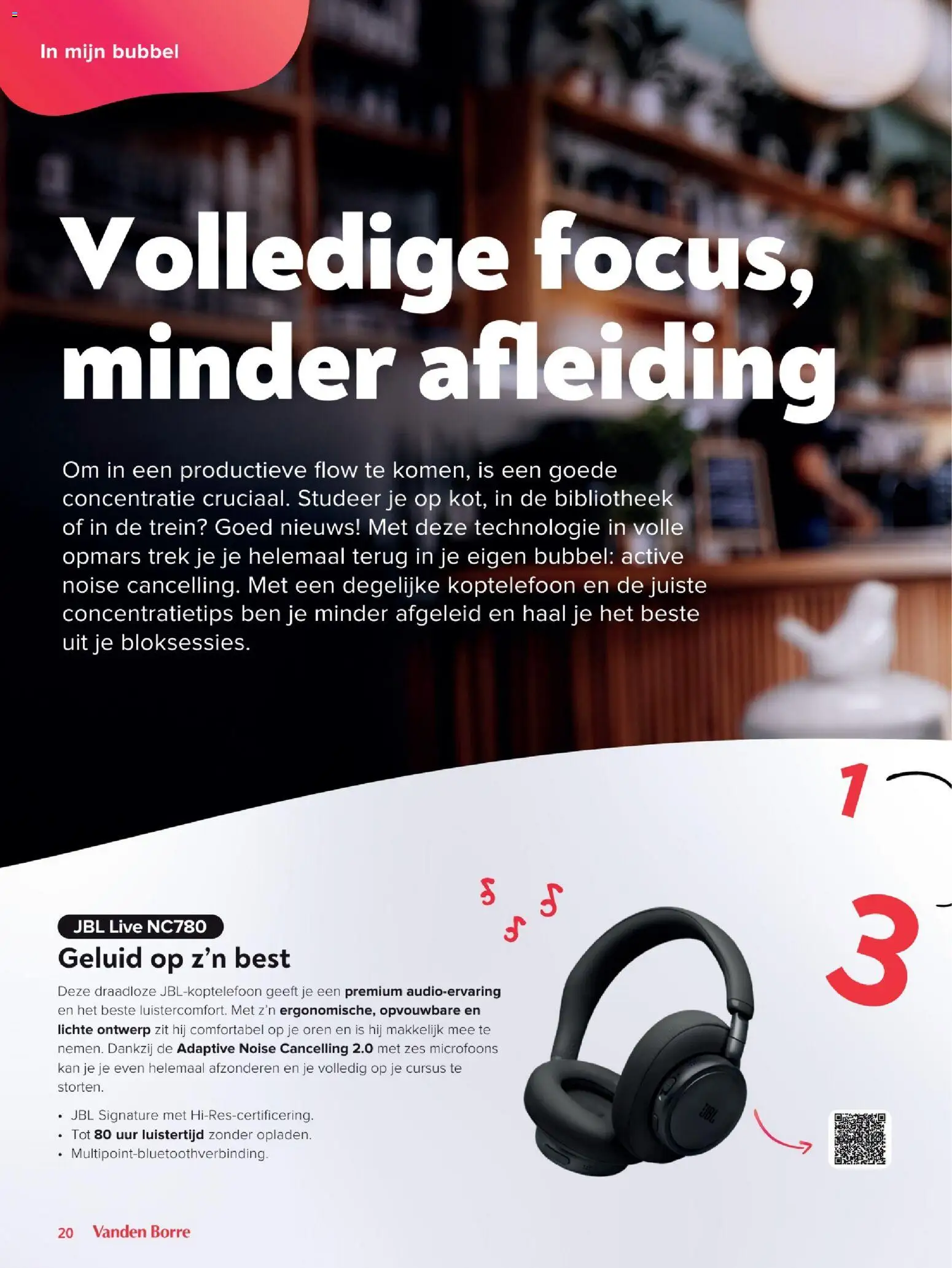 {H1} | Pagina: 20 | Producten: Geluid, Koptelefoon, Bibliotheek, Kan