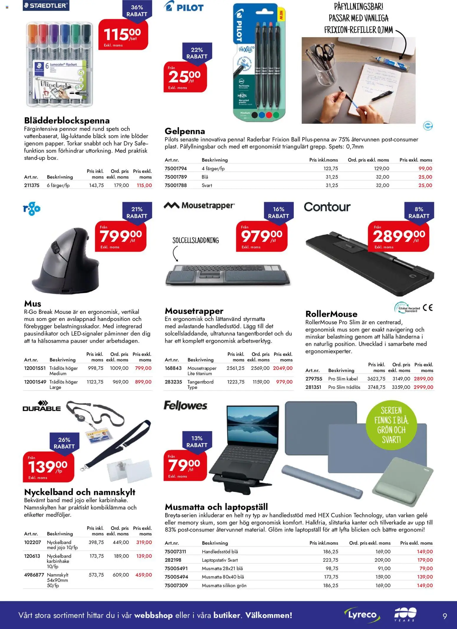 Lyreco reklamblad aktuell från 21/09/2026 | Sida: 9