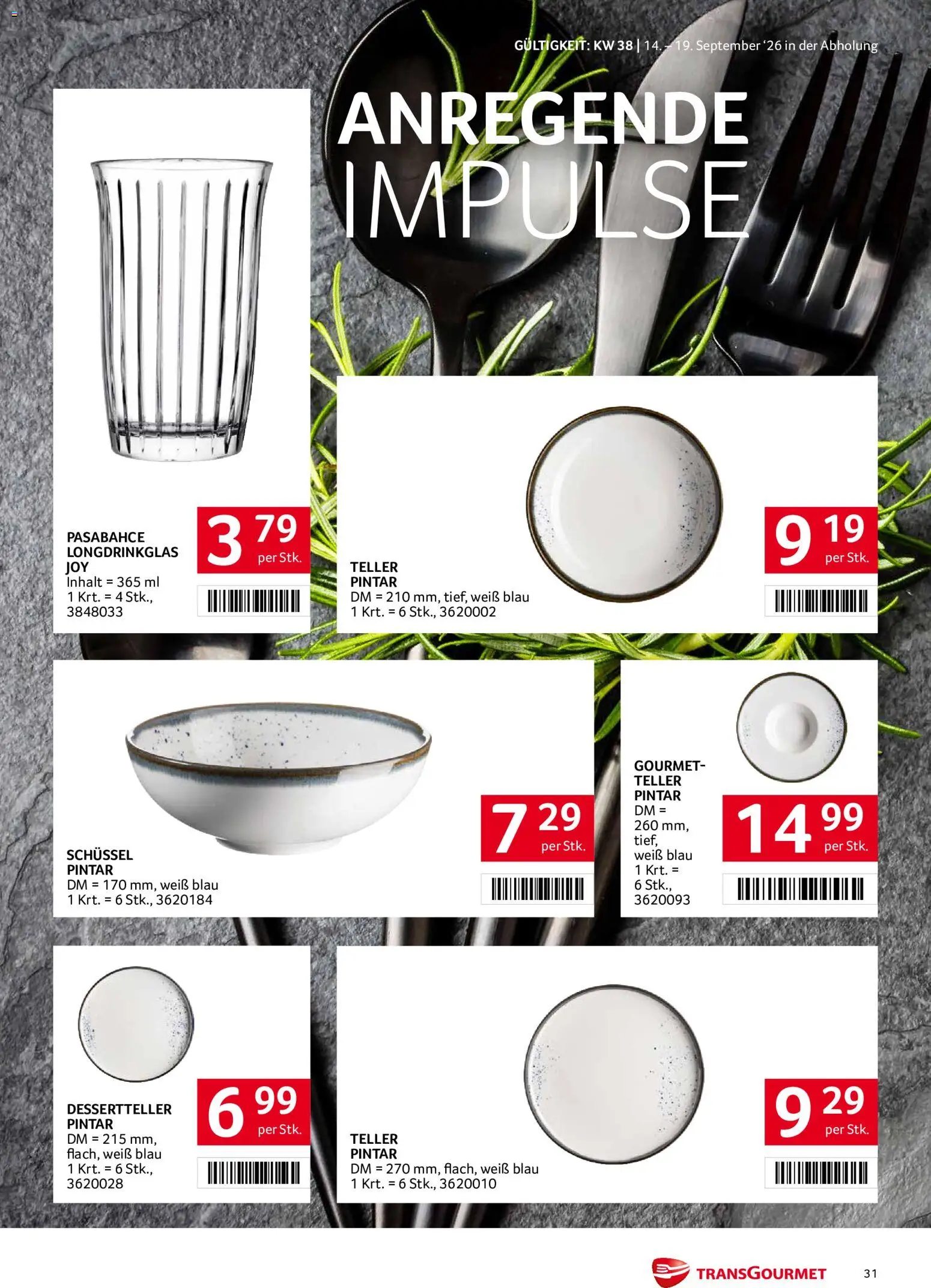 Transgourmet Flugblatt gültig ab 14.09.2026 | Seite: 30