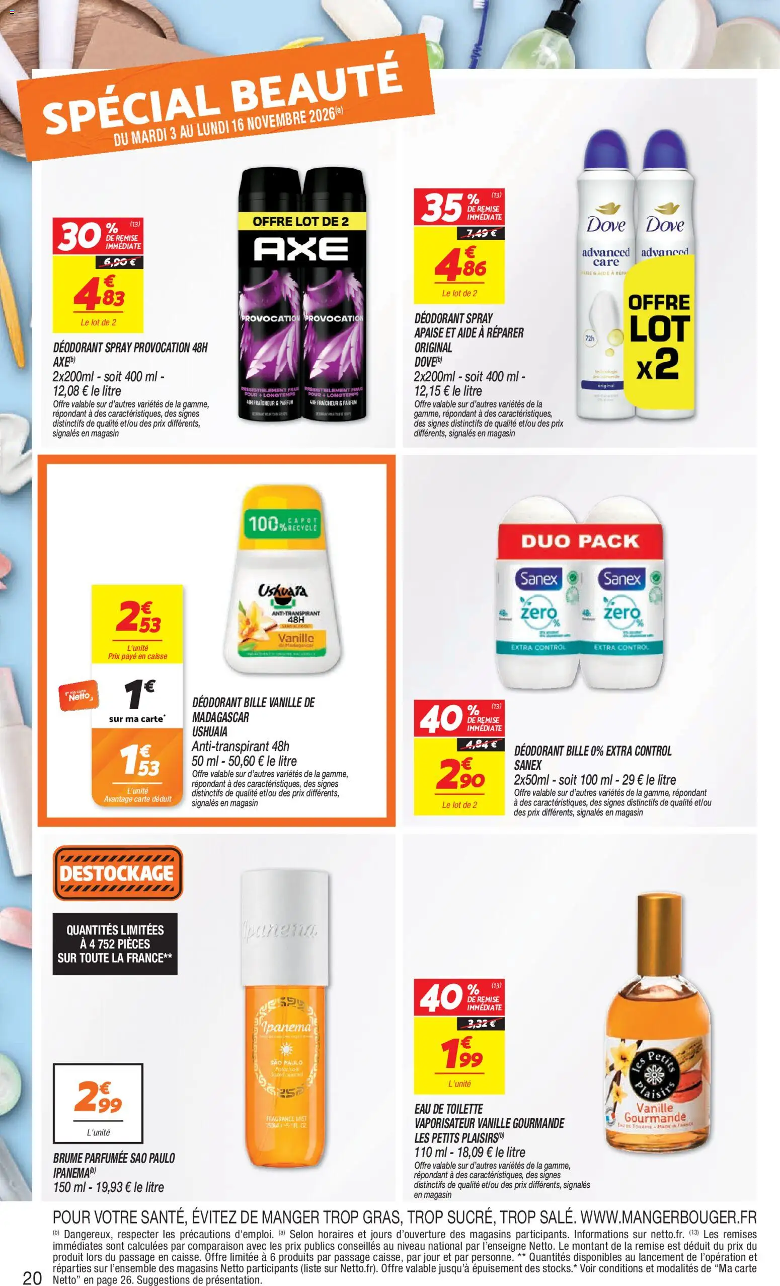 {H1} | Page: 20 | Produits: Vanille, Parfum, Eau de toilette, Déodorant