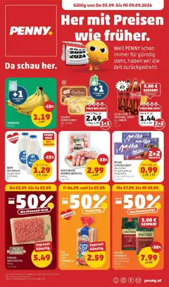 Penny Markt Die ganze Woche sparen ab 03.09.2026 gültig