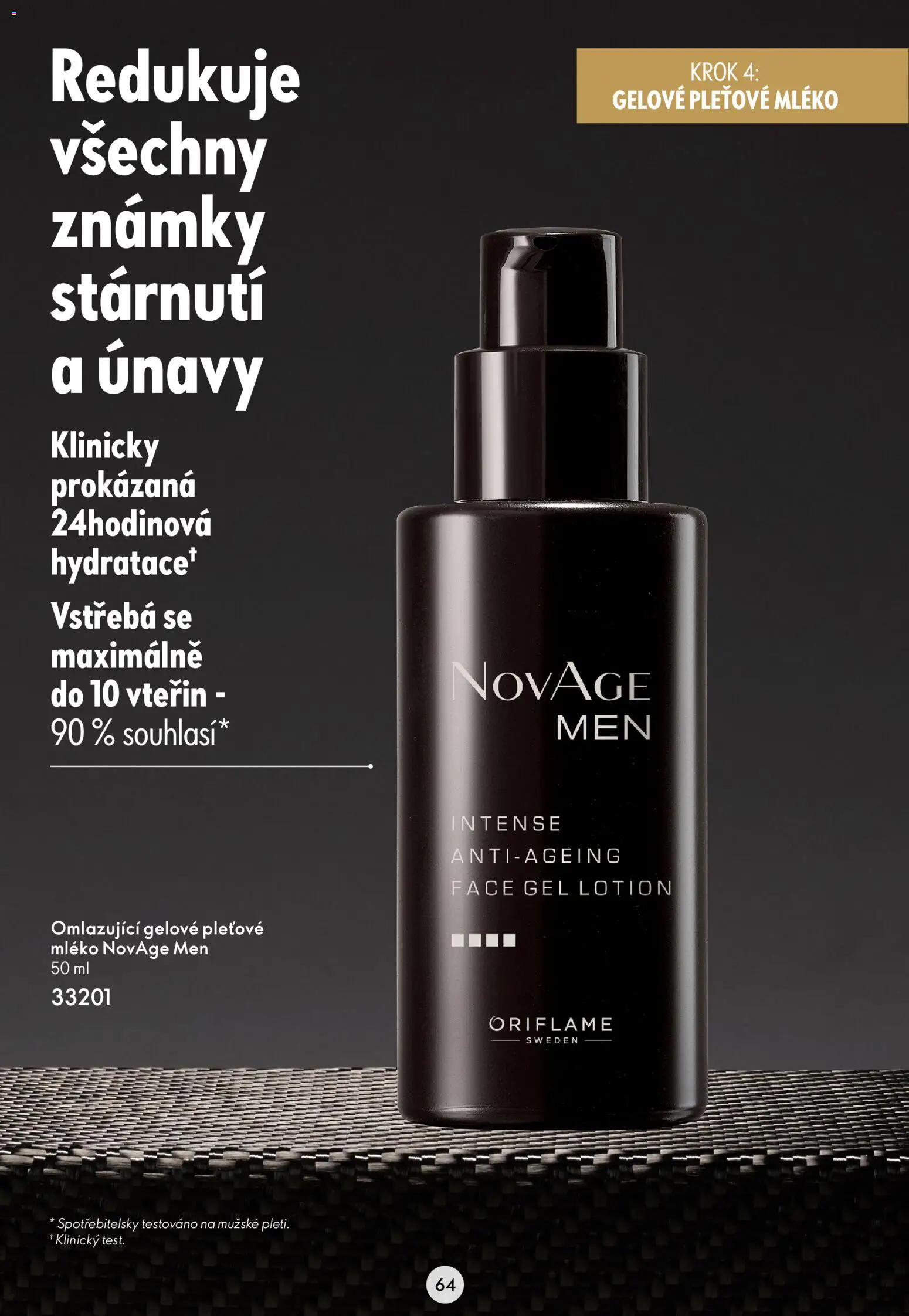 Oriflame katalog Novage+ od 21.07.2026 | Strana: 64 | Produkty: Mléko, Známky