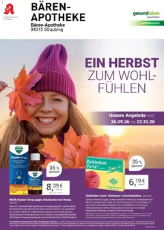 Angebote - Ihre Apotheke vor Ort: Jetzt alle Angebote auch online entdecken! ab 26.09.2026 gültig