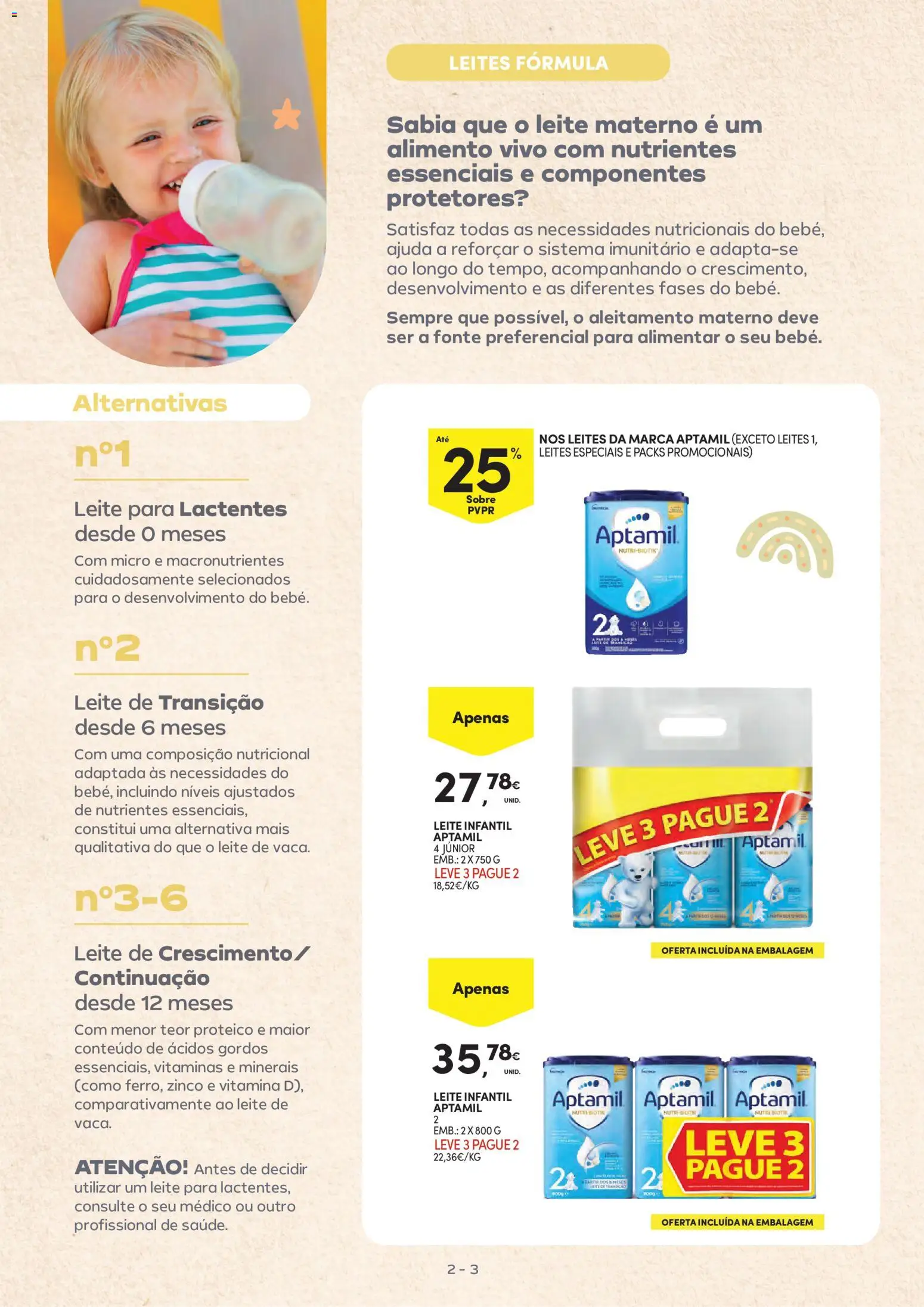 Continente Bebé Verão │ válido de 30/06/2026 | Página: 3 | Produtos: Leite infantil, Leite