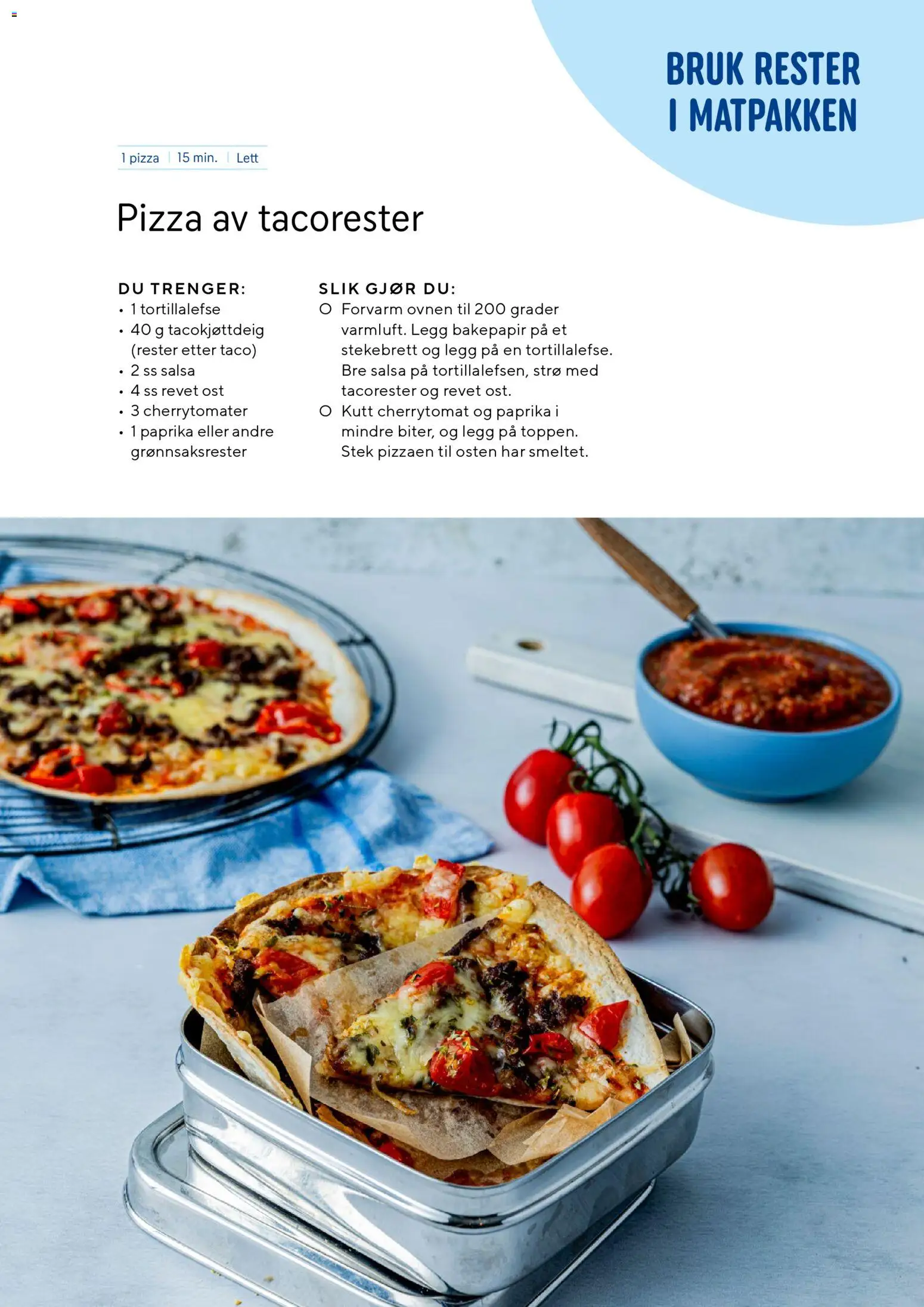 {H1} | Side: 11 | Produkter: Pizza, Brassestol, Paprika, Суміш дитяча