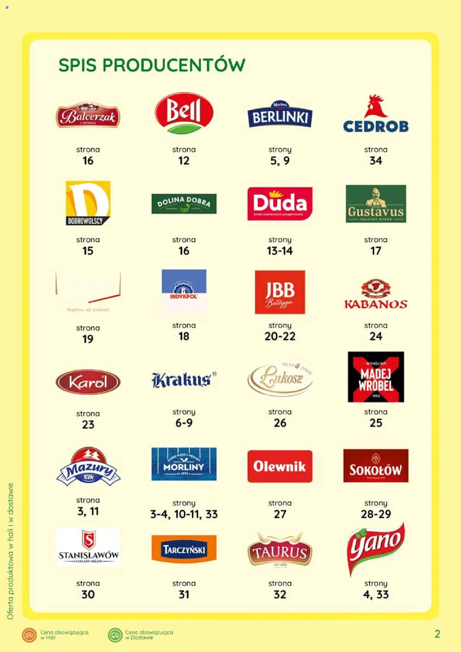 Eurocash gazetka - Katalog Wędlin od 02.07.2026 | Strona: 2 | Produkty: Bell, Wędliny