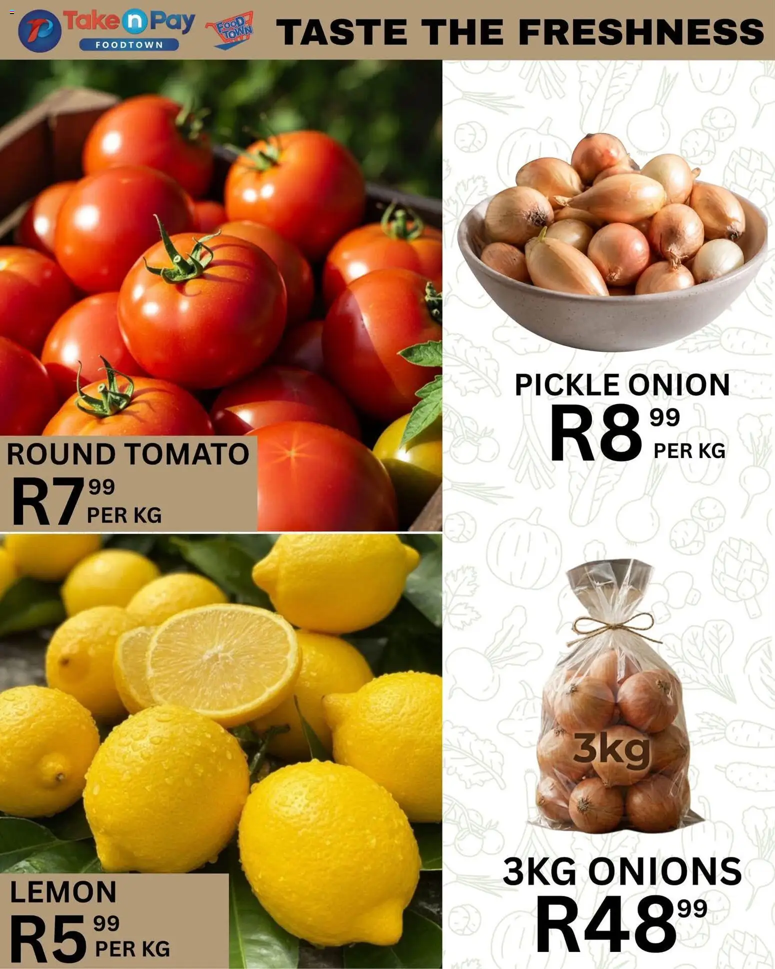 New Take n Pay catalogue – valid from 18/08/2026 | Page: 11 | Products: Onions, Lemon, Onion