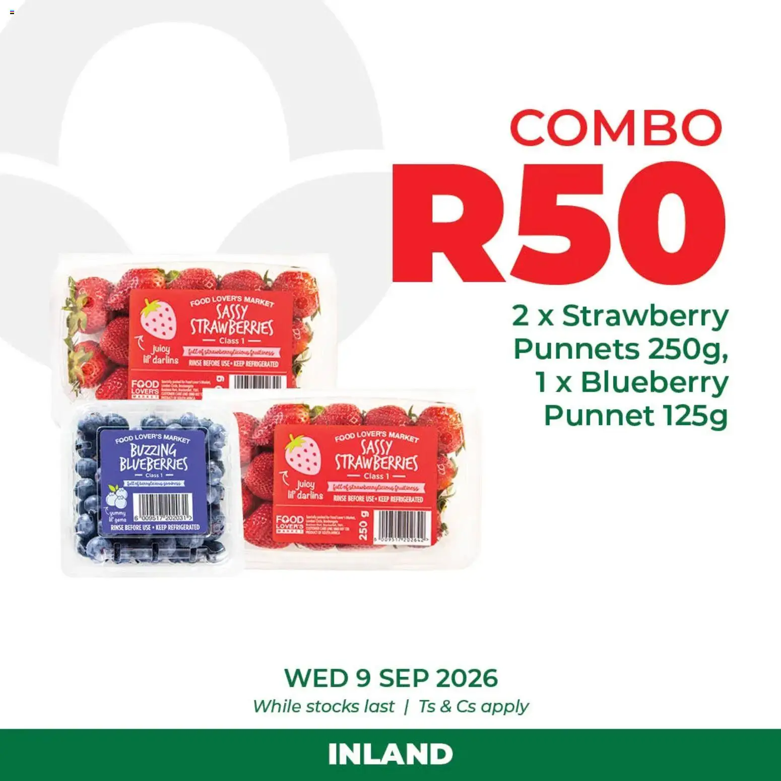 New Food Lover's Market catalogue – valid from 09/09/2026 | Page: 2 | Products: Blueberries, Strawberries
