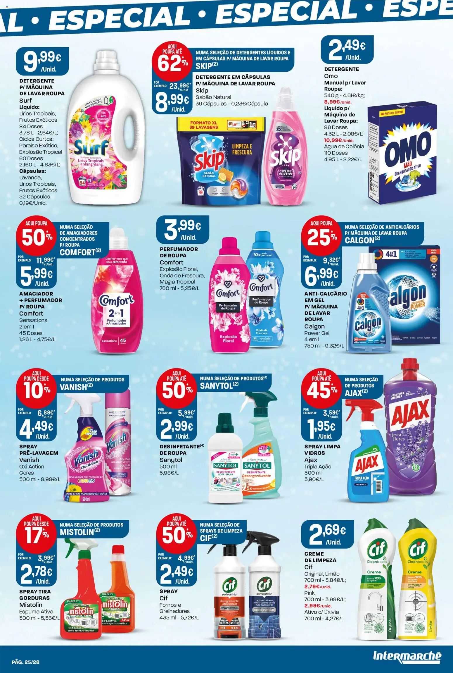 Intermarché Folheto Contact │ válido de 27/08/2026 | Página: 25 | Produtos: Agua, Máquina de lavar roupa, Anticalcário, Cápsulas