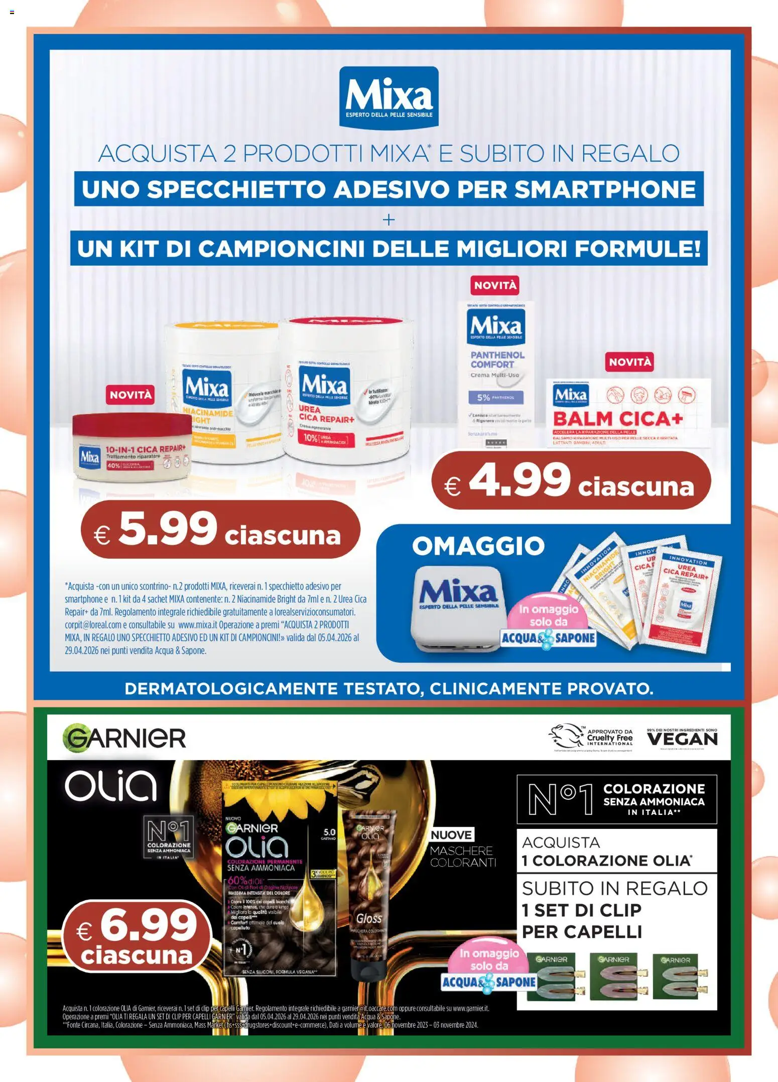 Volantino Acqua e Sapone del 05.04.2026 | Pagina: 14 | Prodotti: Sapone, Acqua, The, Smartphone
