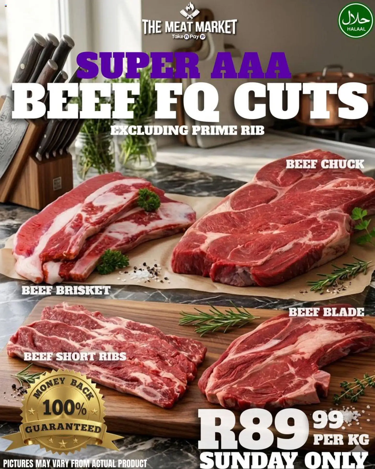 New Take n Pay catalogue – valid from 31.05.2026 | Page: 20 | Products: Ribs, Beef