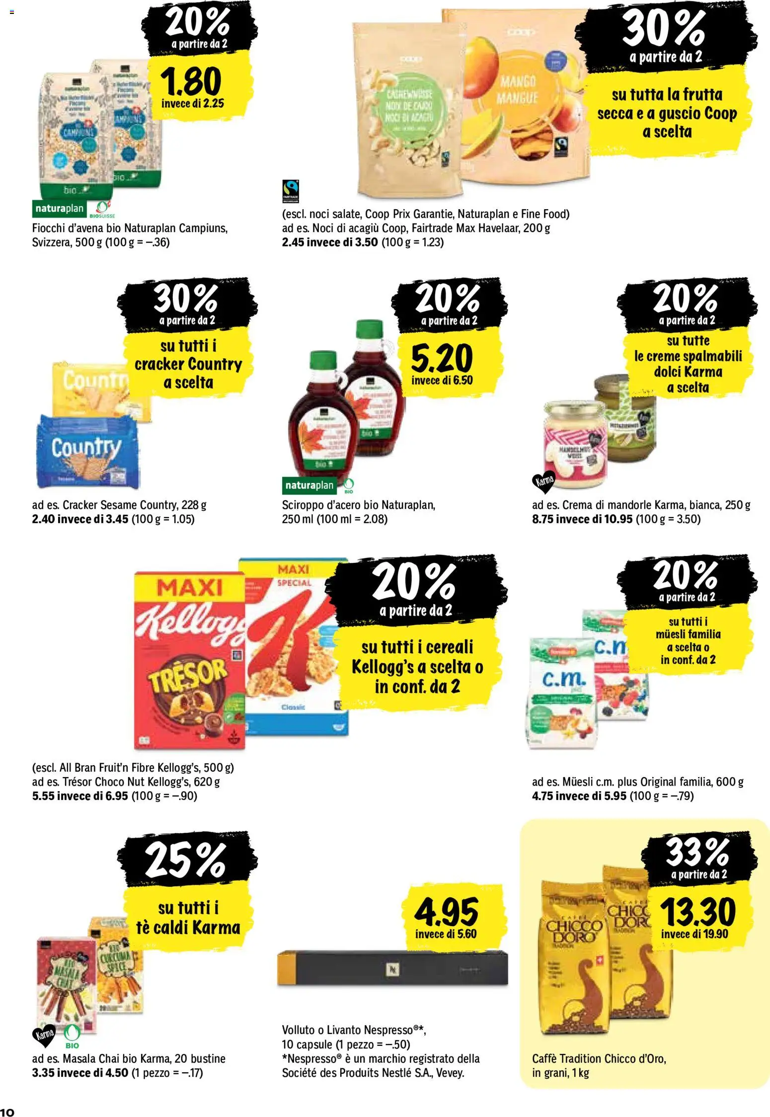 Coop aktionen IT – gültig ab 23.07.2026 | Seite: 10 | Produkte: Mango, Creme