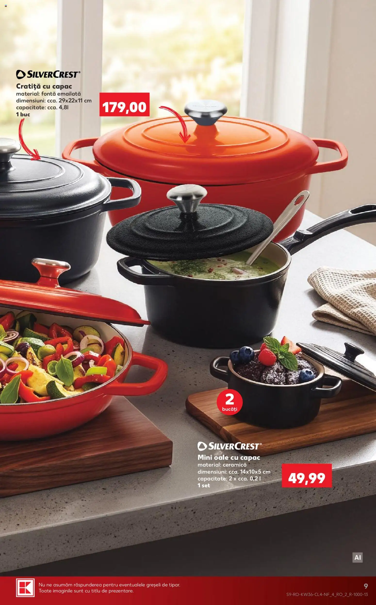 Noul catalog Kaufland – valabil de la 02.09.2026 | Pagină: 9 | Produse: Cratiță