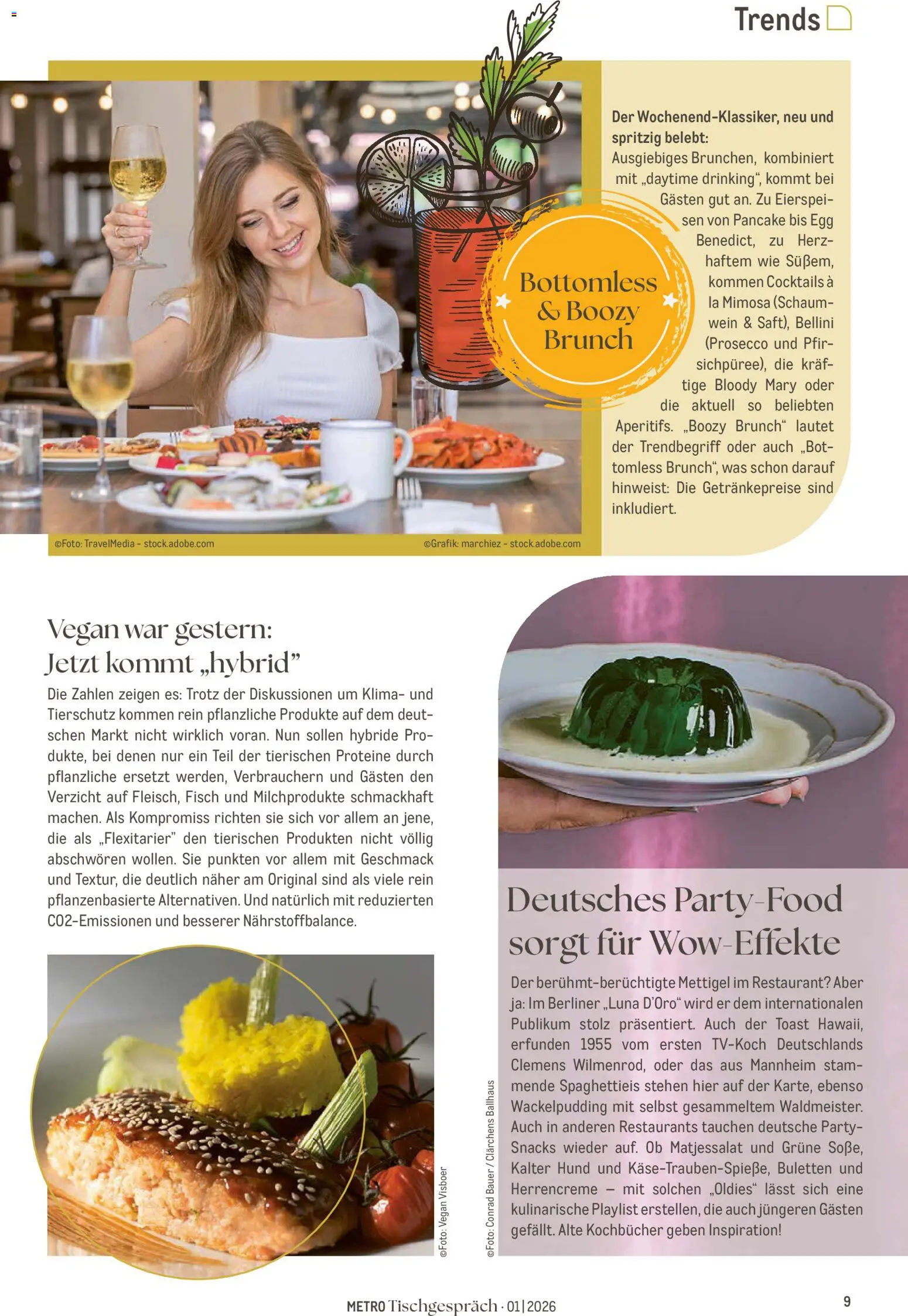 Metro Tischgespräch – gültig ab 01.02.2026 | Seite: 9 | Produkte: Toast, Fisch, Prosecco, Wein