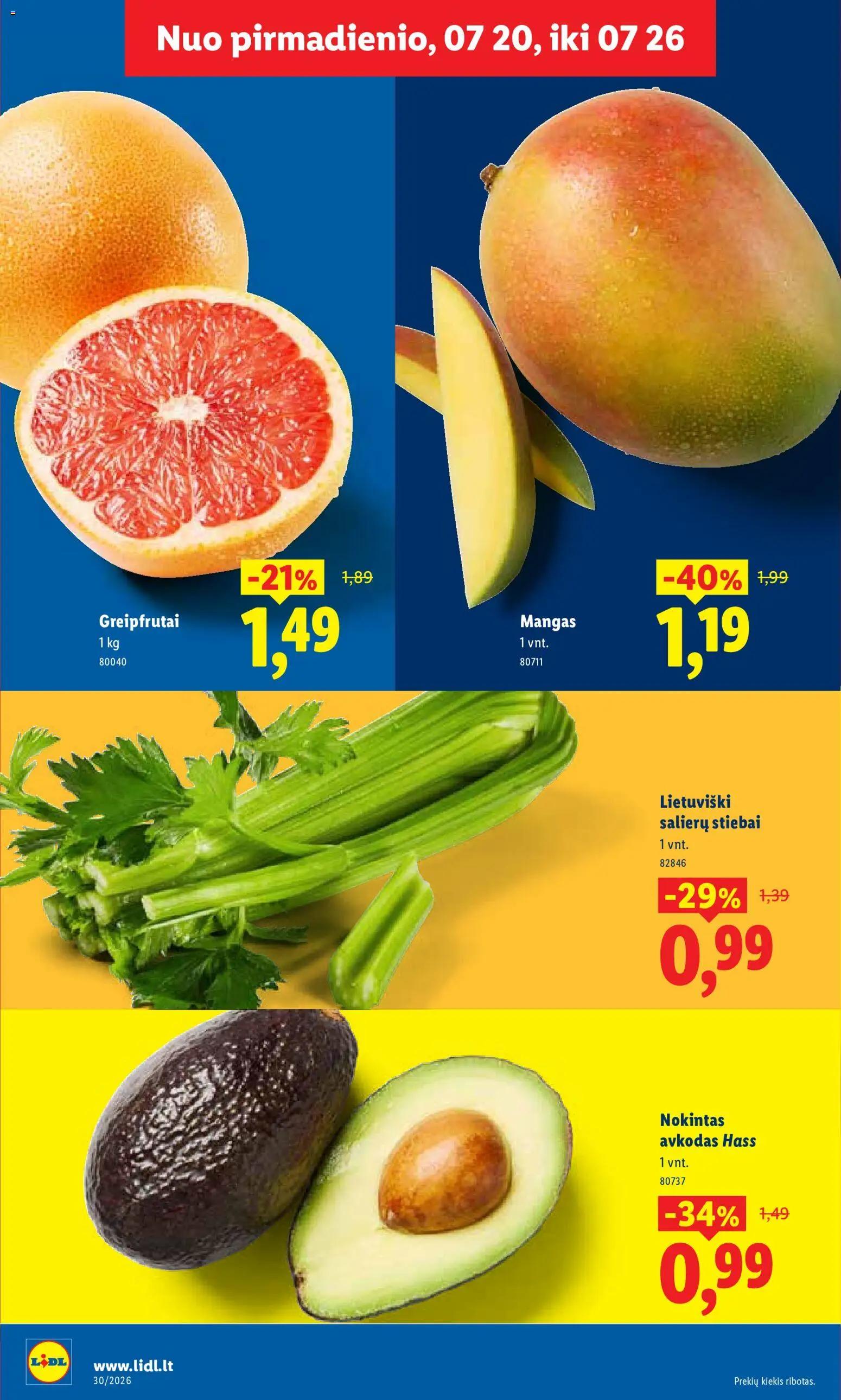 LIDL akcijos nuo 2026.07.20 | Puslapis: 8