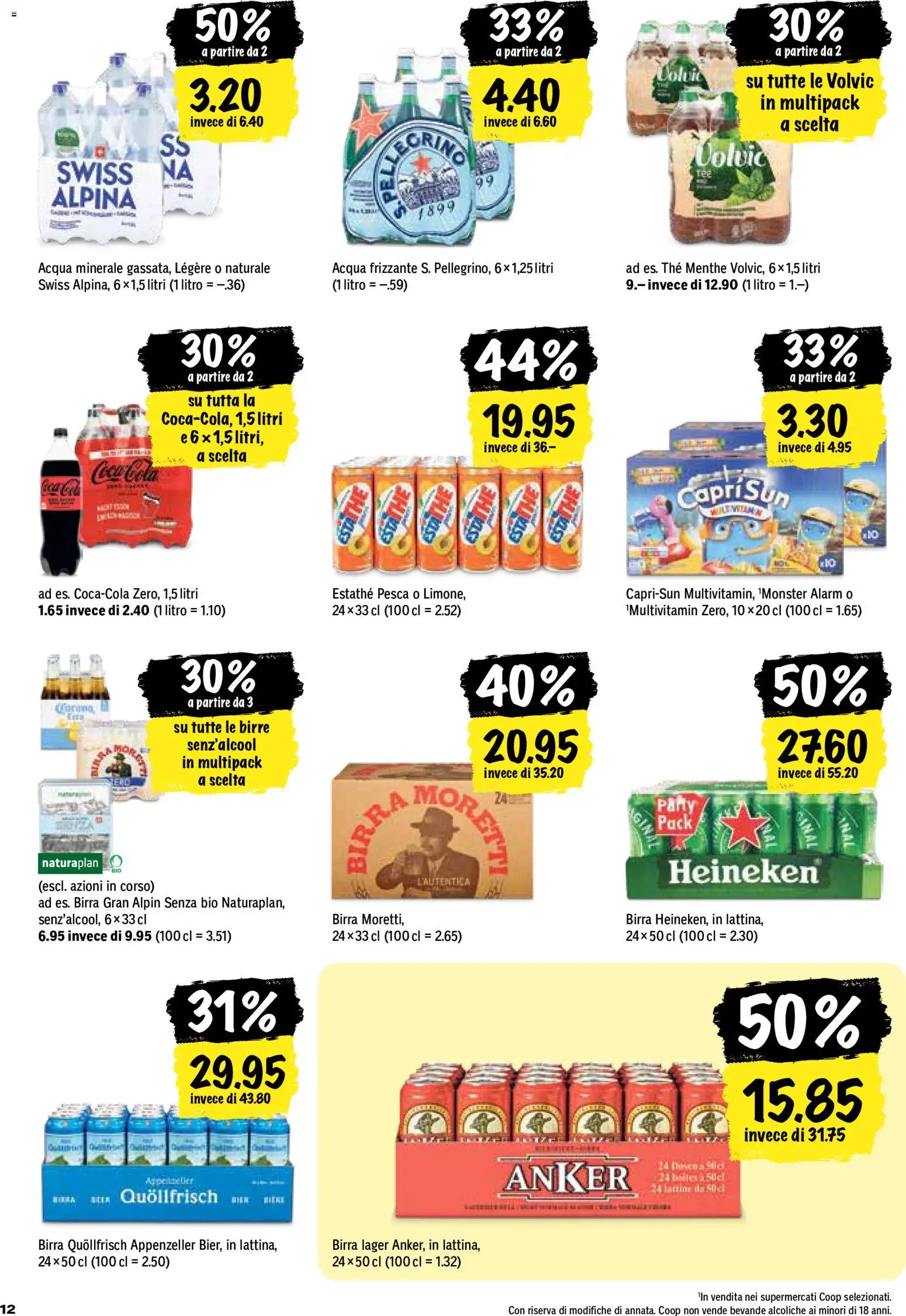 Coop aktionen IT – gültig ab 01.10.2026 | Seite: 12 | Produkte: Coca Cola