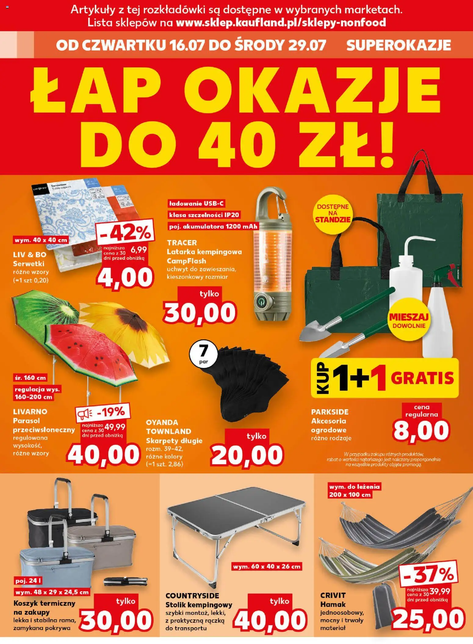 Kaufland Polsko leták - Złap okazje od 16.07.2026 | Strana: 14 | Produkty: Parkside