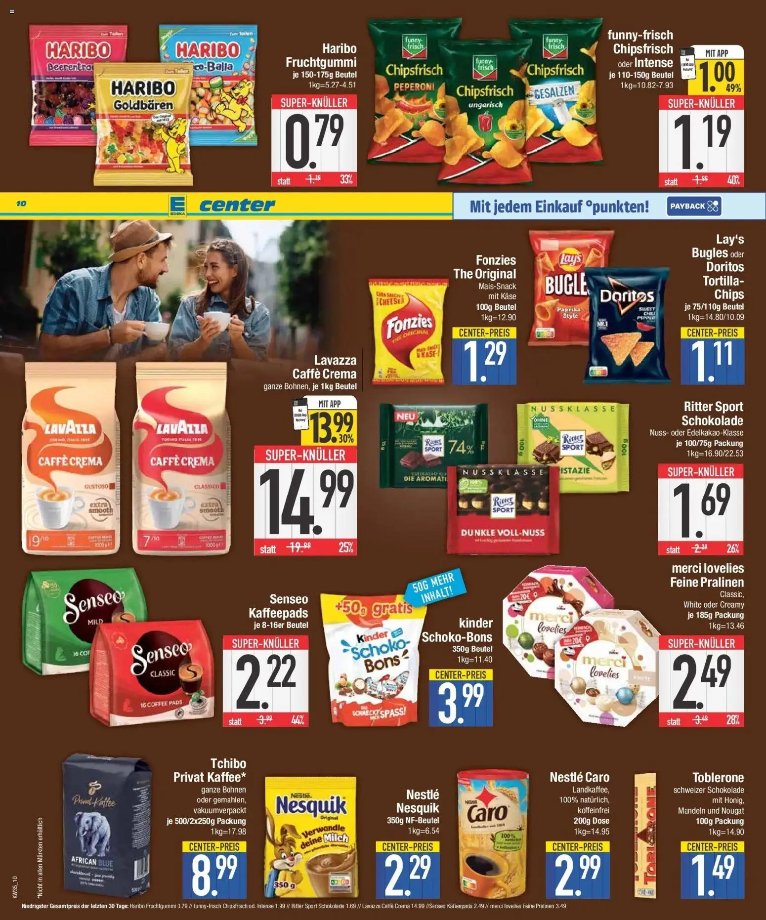 E center Prospekt München (ab 24.08.2026) zum Blättern | Seite: 10 | Produkte: Senseo, Lavazza, Nesquik, Paprika