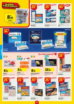 Pré-visualização Auchan folheto válido de 17/09/2026 | Página: 14 | Produtos: Atum, Bacalhau, Camarão, Tamboril