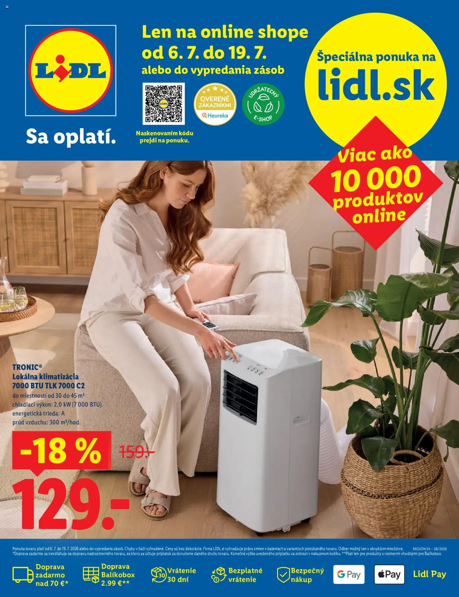 Lidl online magazín od 06.07.2026 → Aktuálna online ponuka catalogue cover