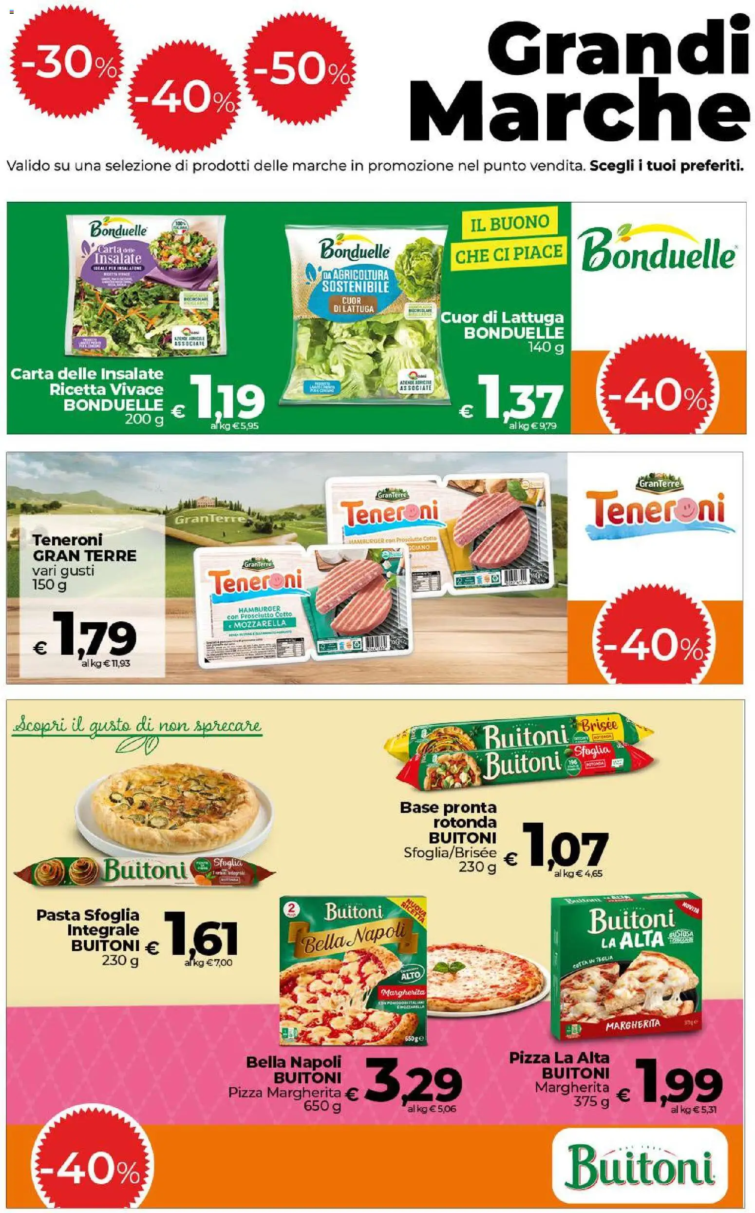 Volantino Ipercoop del 11/09/2026 | Pagina: 4 | Prodotti: Prosciutto Cotto, Pizza, Prosciutto, Hamburger