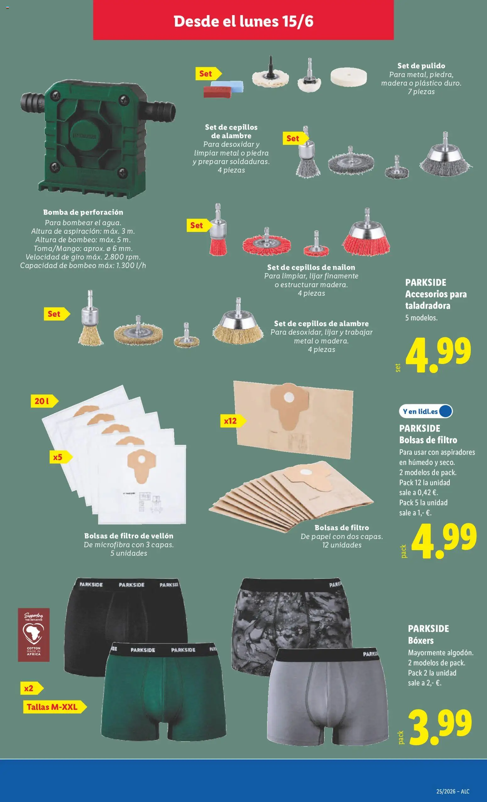 Lidl folleto de bazar │ válido desde el 15.06.2026 | Página: 13 | Productos: Boxers
