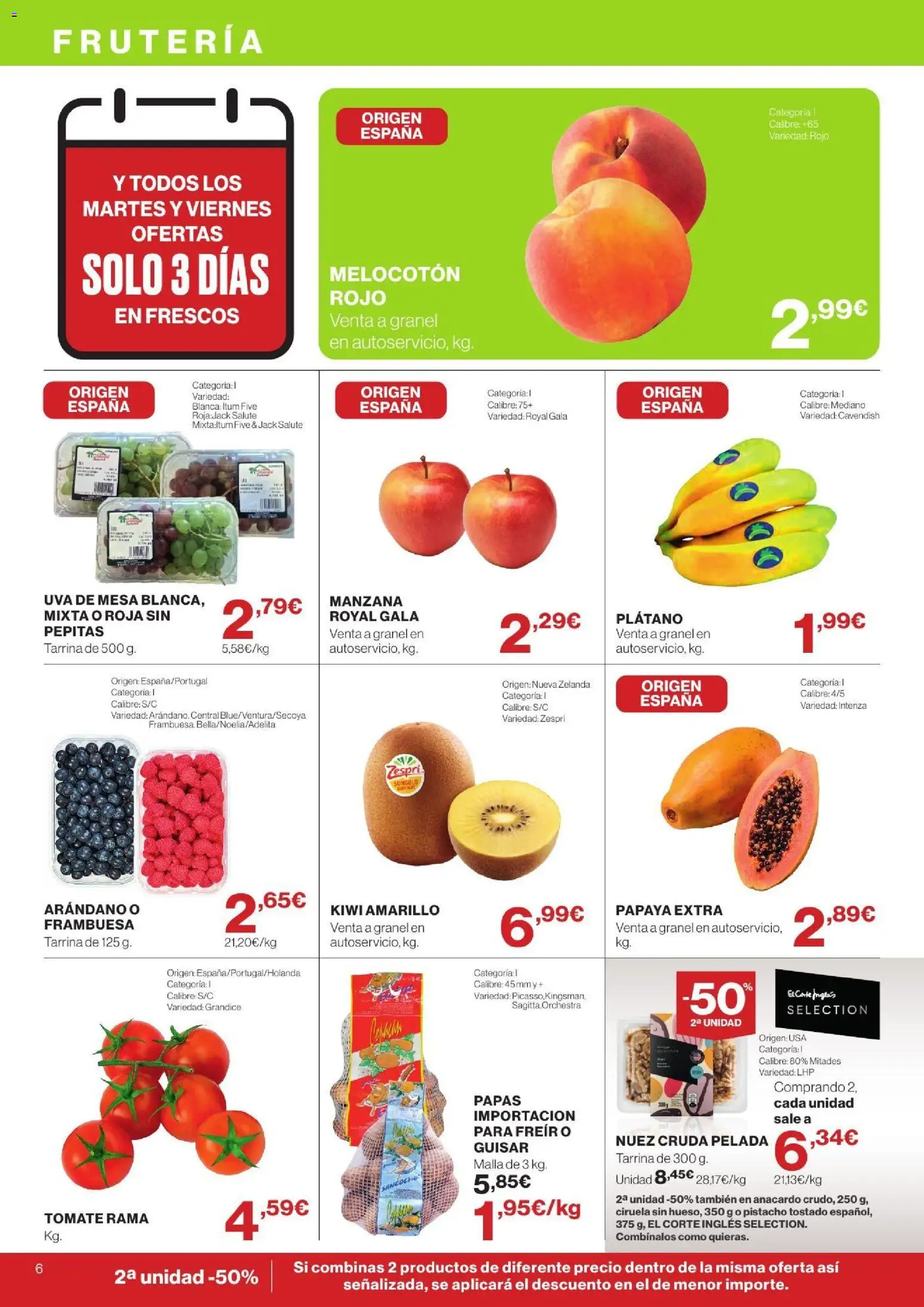 Supercor Canarias │ válido desde el 24/09/2026 | Página: 6 | Productos: Tomate, Kiwi, Manzana, Mesa