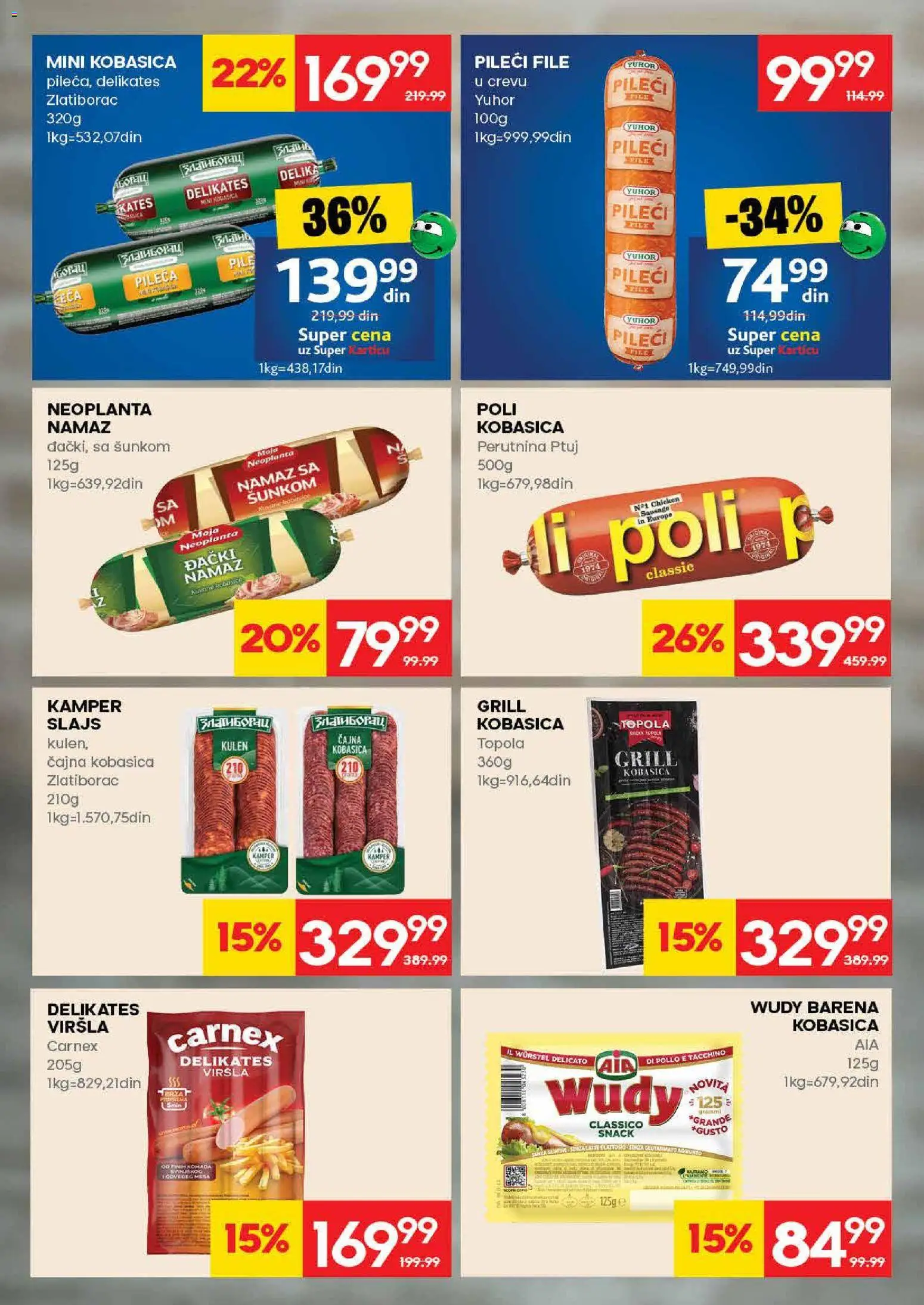 Roda katalog - važi od 21.05.2026 | Strana: 8 | Proizvode: Kulen, Pile, Perutnina Ptuj, Kobasica