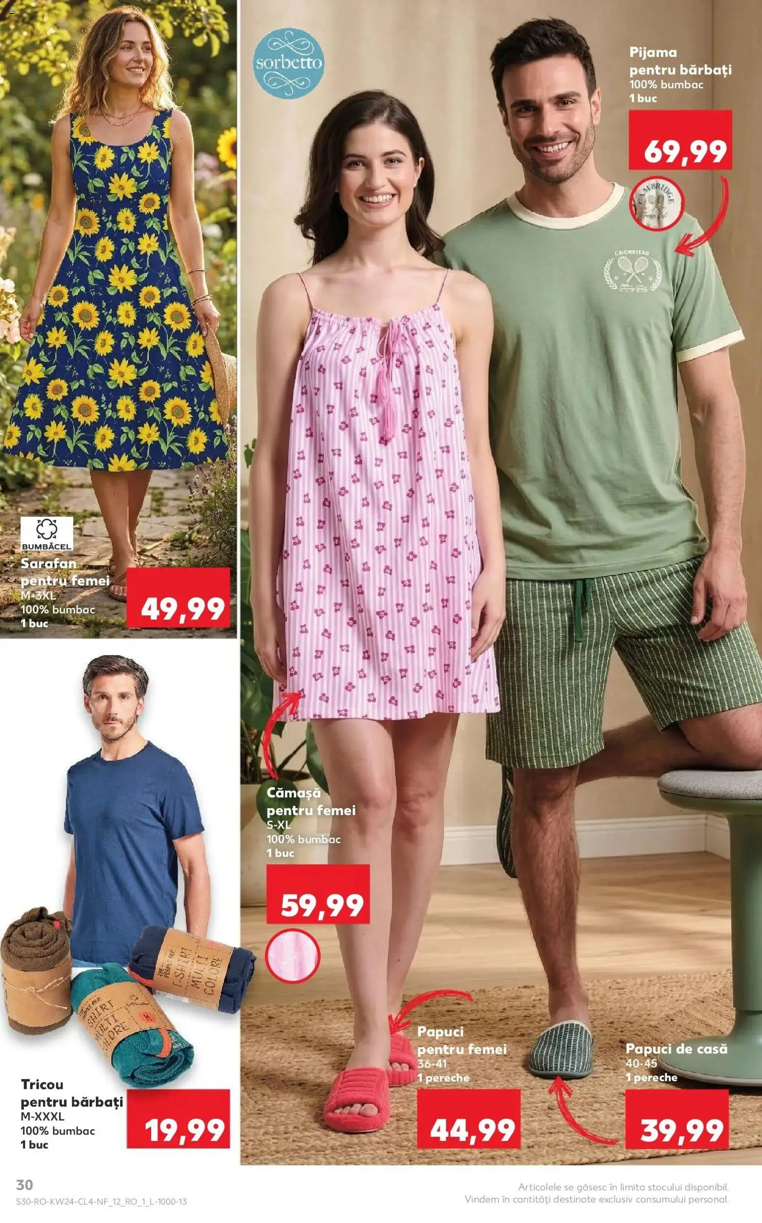 Noul catalog Kaufland – valabil de la 10.06.2026 | Pagină: 30 | Produse: Kestane, Tricou, Papuci