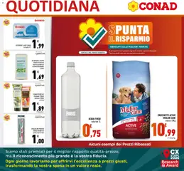 Anteprima del volantino CONAD ESSENTIAE shampoo rinforzante balsamo 200ml vari tipi, Conad Essentiae shampoo rinforzante balsamo 200ml vari tipi valido a partire dal 17.06.2026 | Pagina: 17 | Prodotti: Shampoo, Spazzolino, Detergente intimo, Crocchette