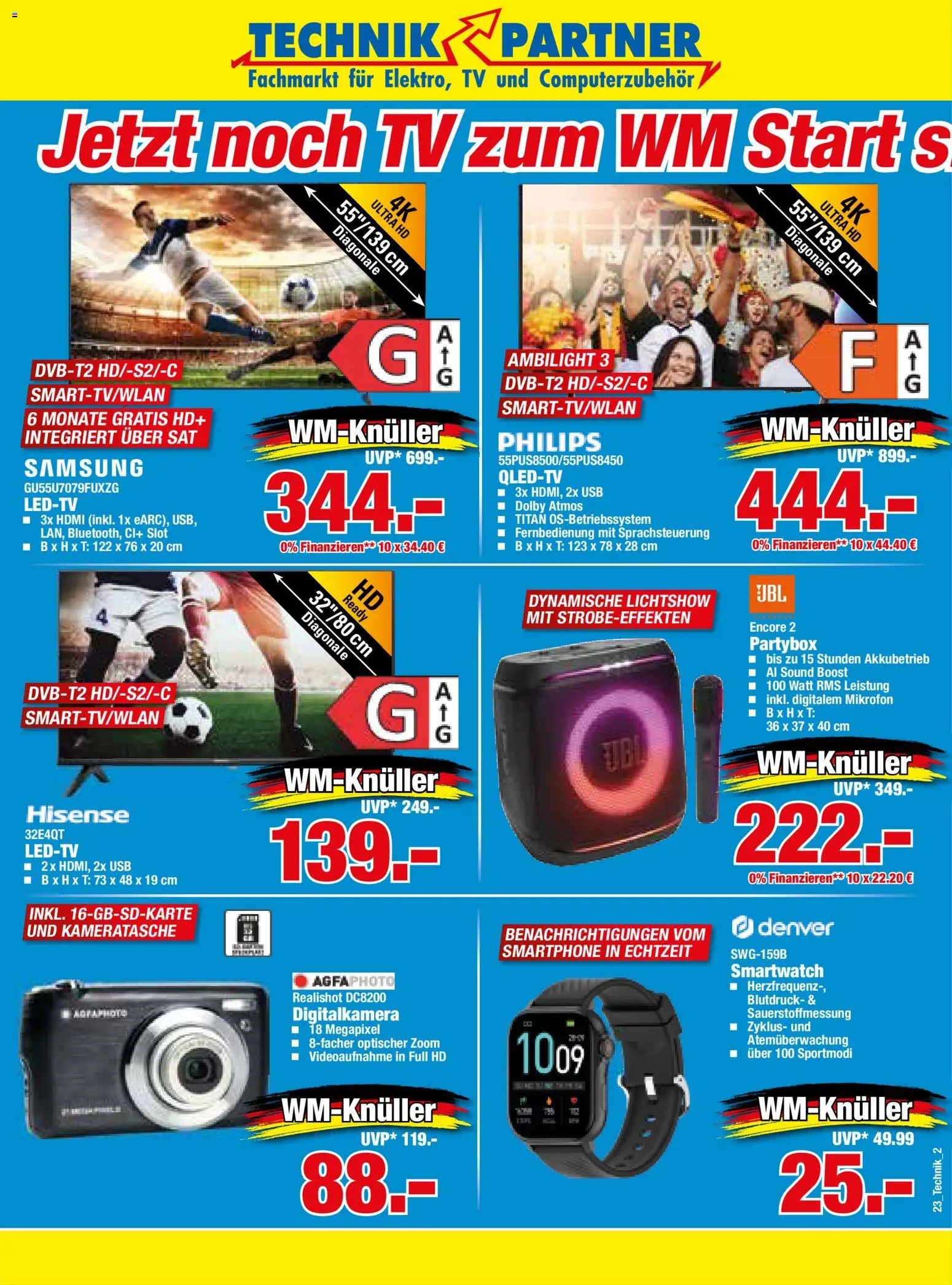 HERKULES Technik Partner – gültig ab 01.06.2026 | Seite: 2 | Produkte: Smartwatch, Samsung, Digitalkamera, TV