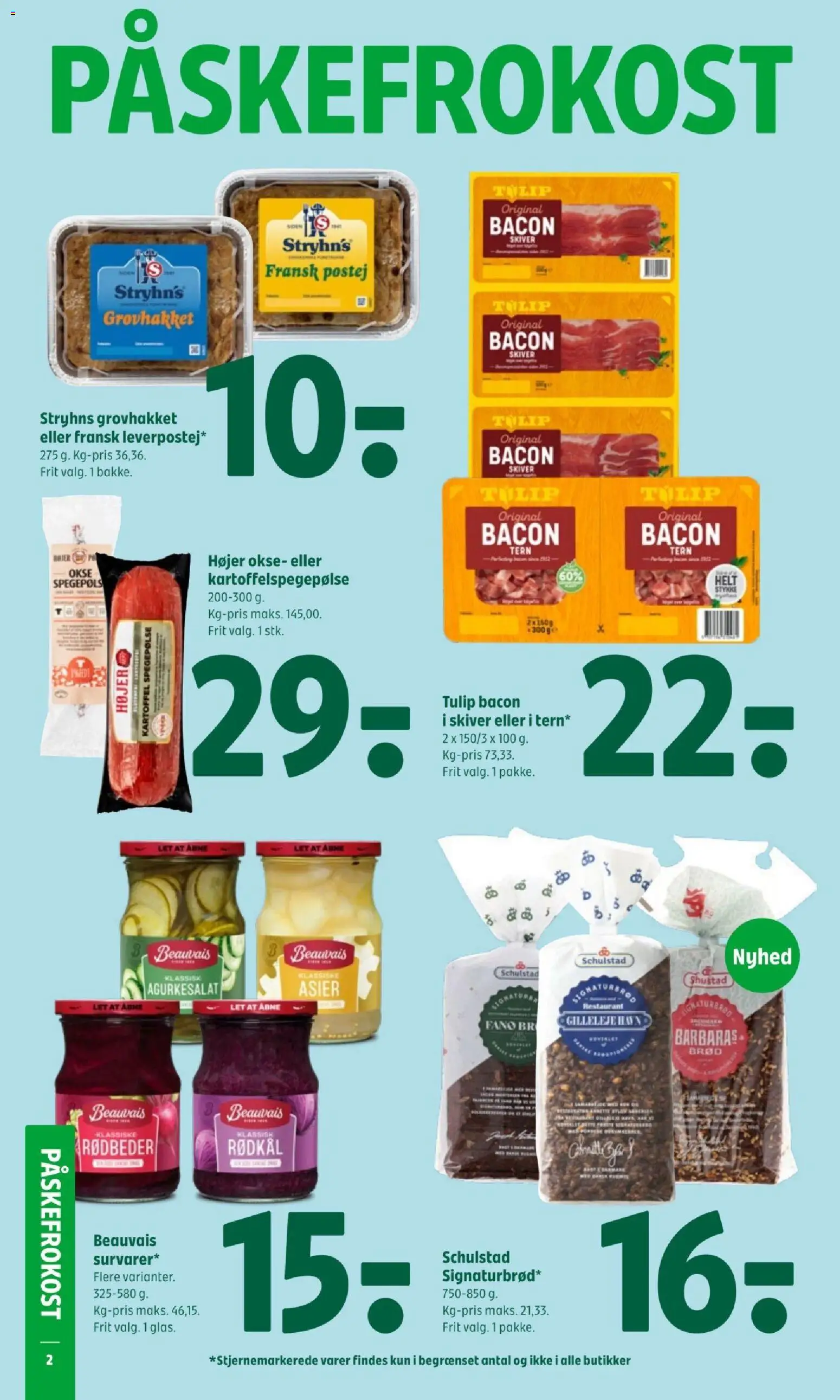 Coop 365 tilbudsavis – gyldig fra 19.03.2026 | Side: 4 | Produkter: Brød, Rødbeder, Rødkål, Spegepølse
